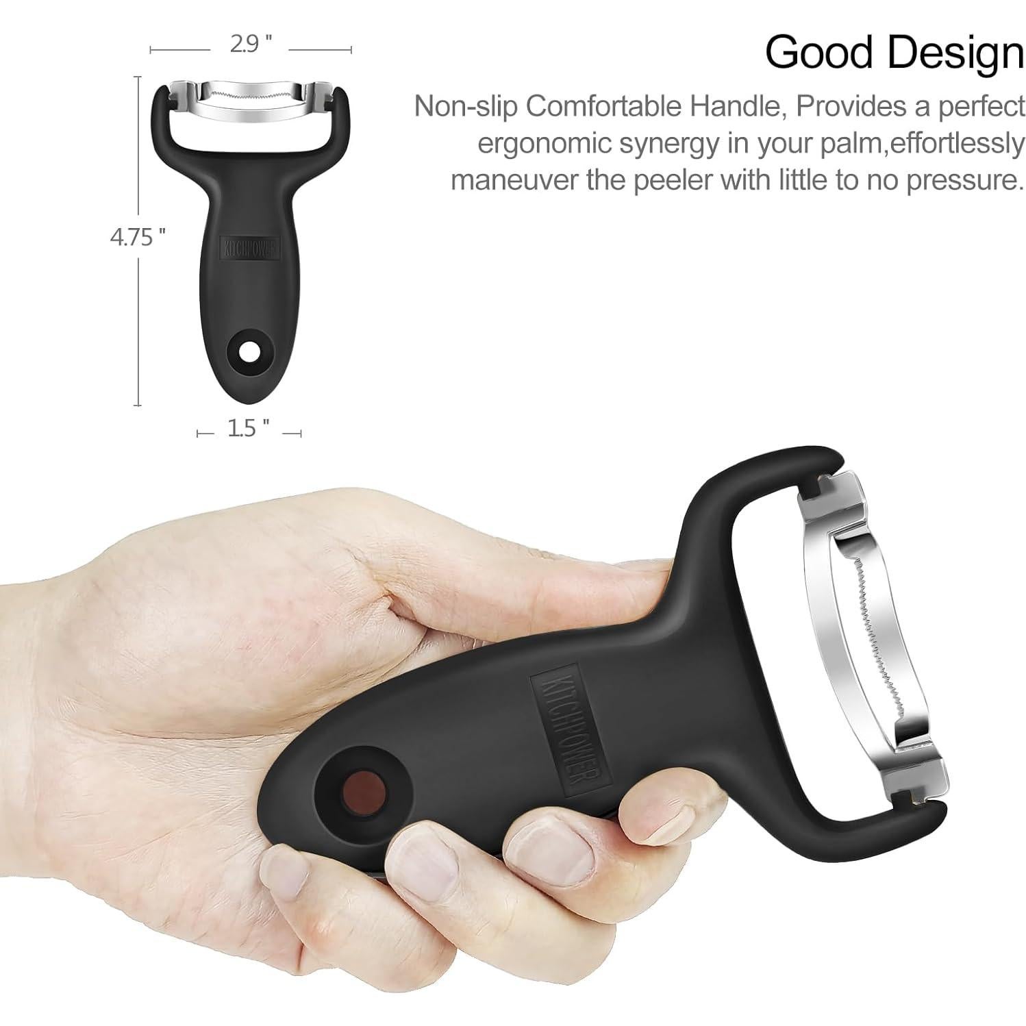 Pelador de Maíz KITCHPOWER Manual 3 Cuchillas Inoxidable