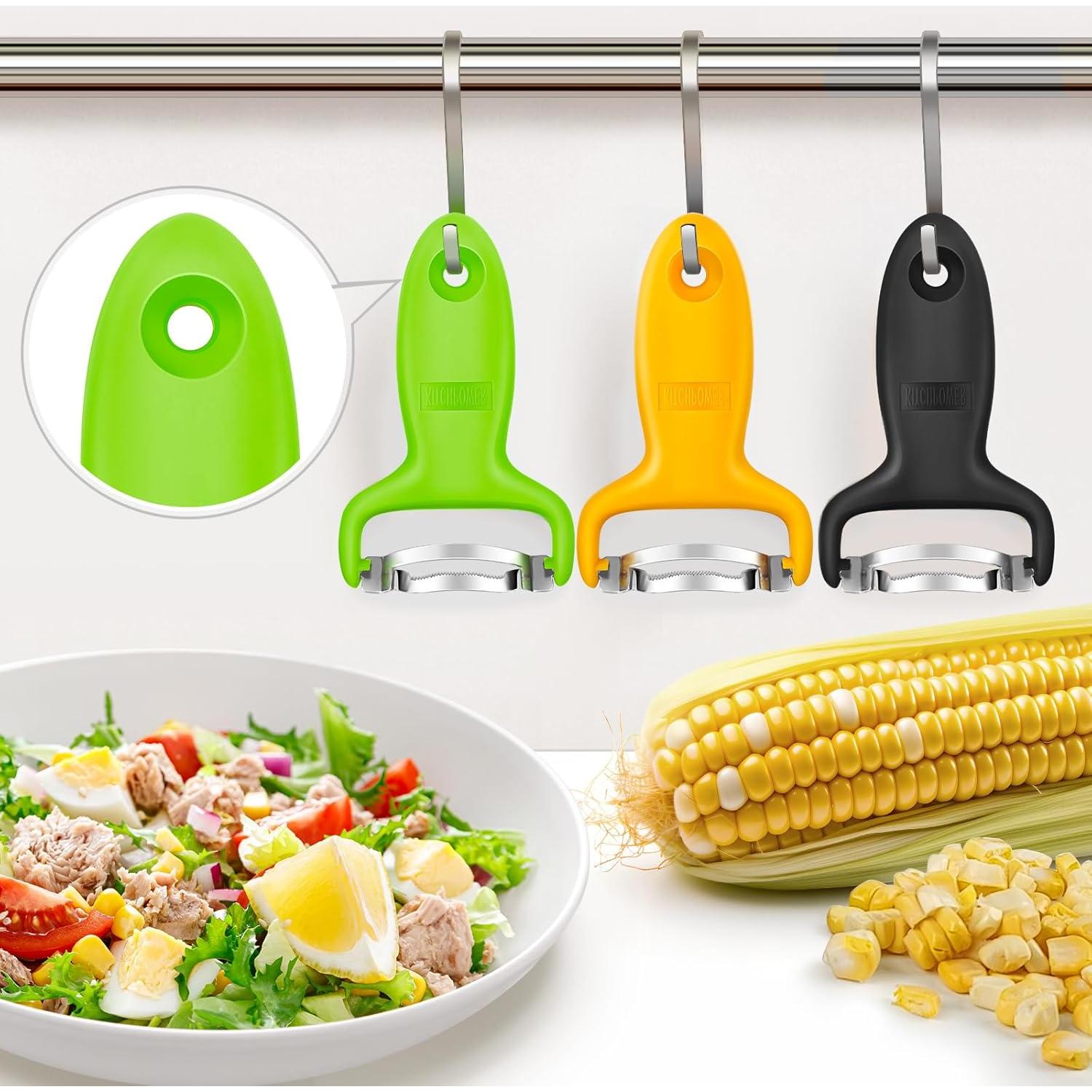 Pelador de Maíz KITCHPOWER Manual 3 Cuchillas Inoxidable