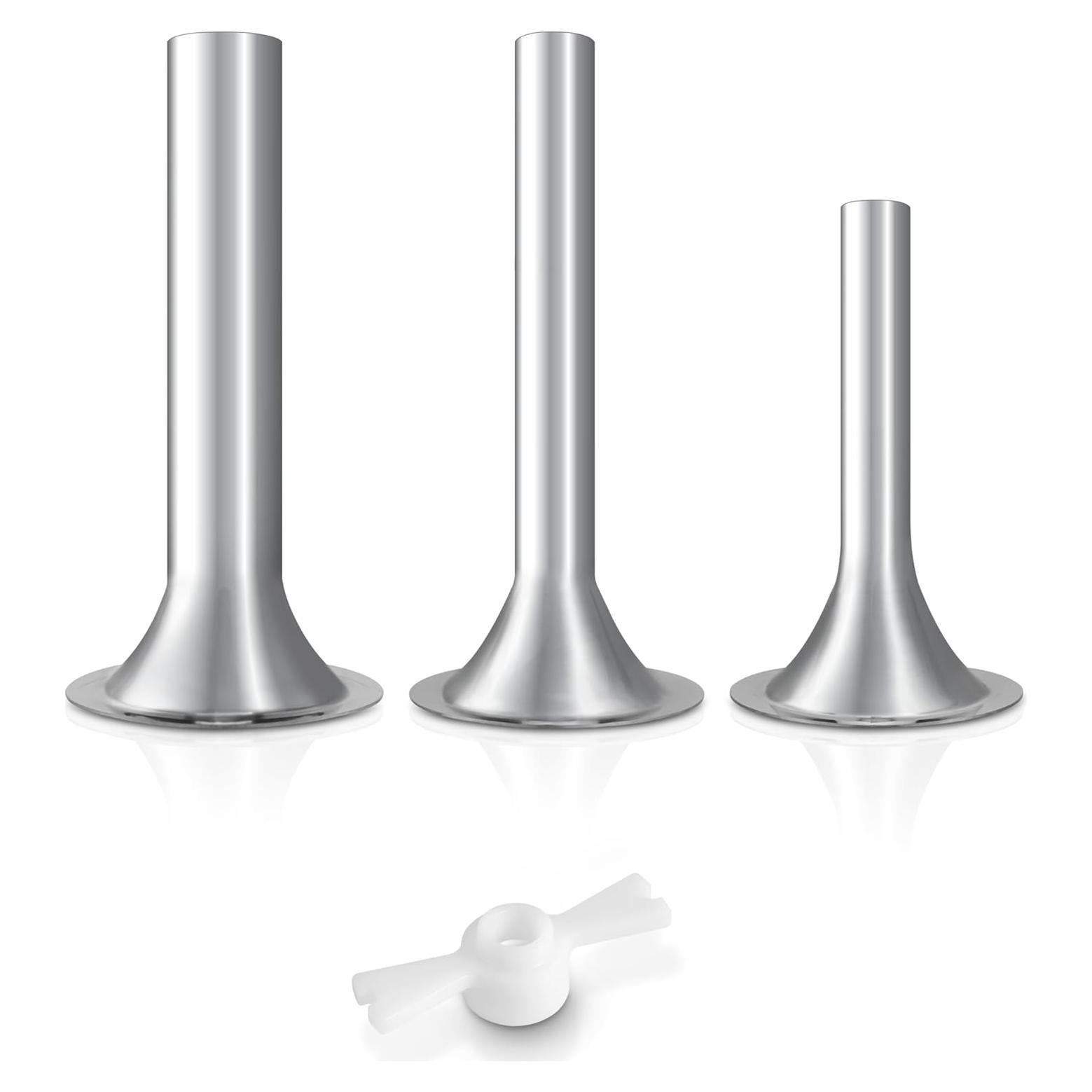 Set de 3 Tuberías de Acero Inoxidable para Embutidos KitchenAid