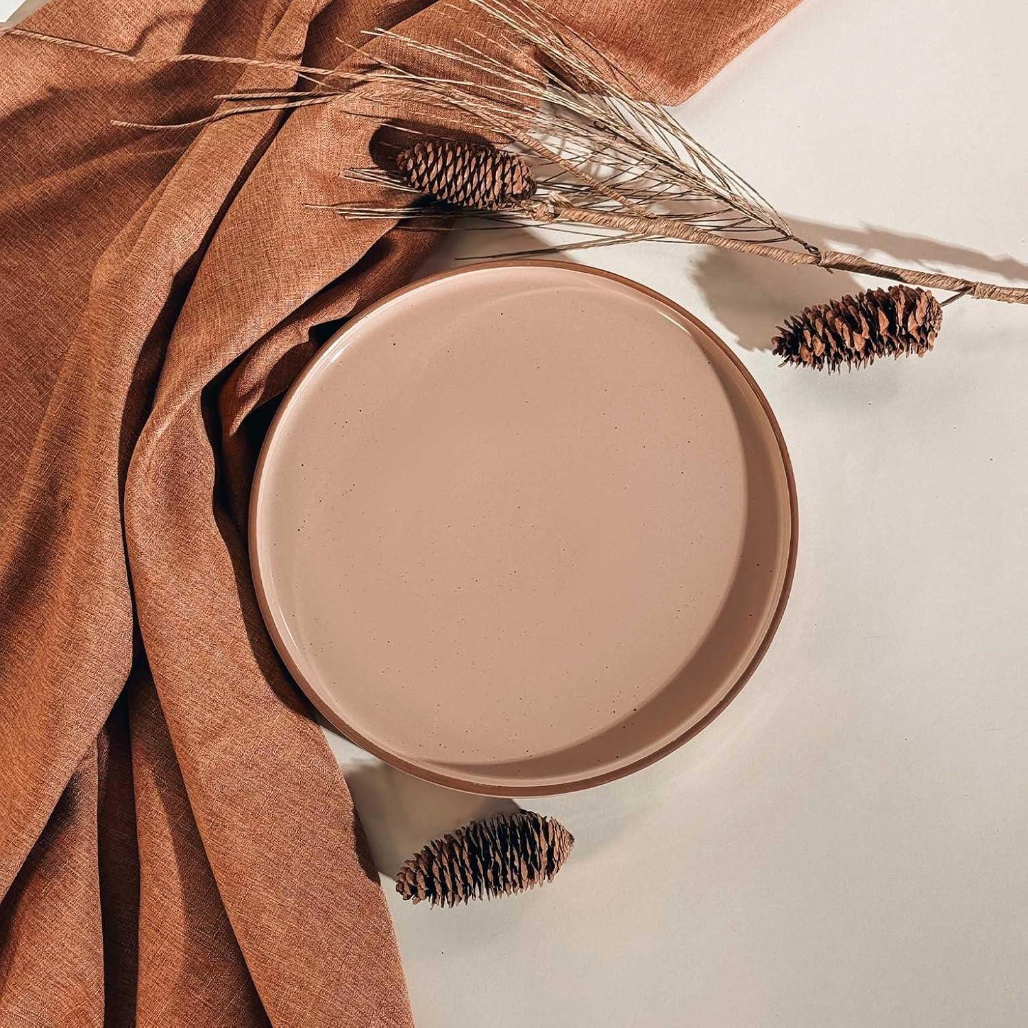 Juego de Platos Cerámicos Mora 6 Piezas 26.67 cm Chai