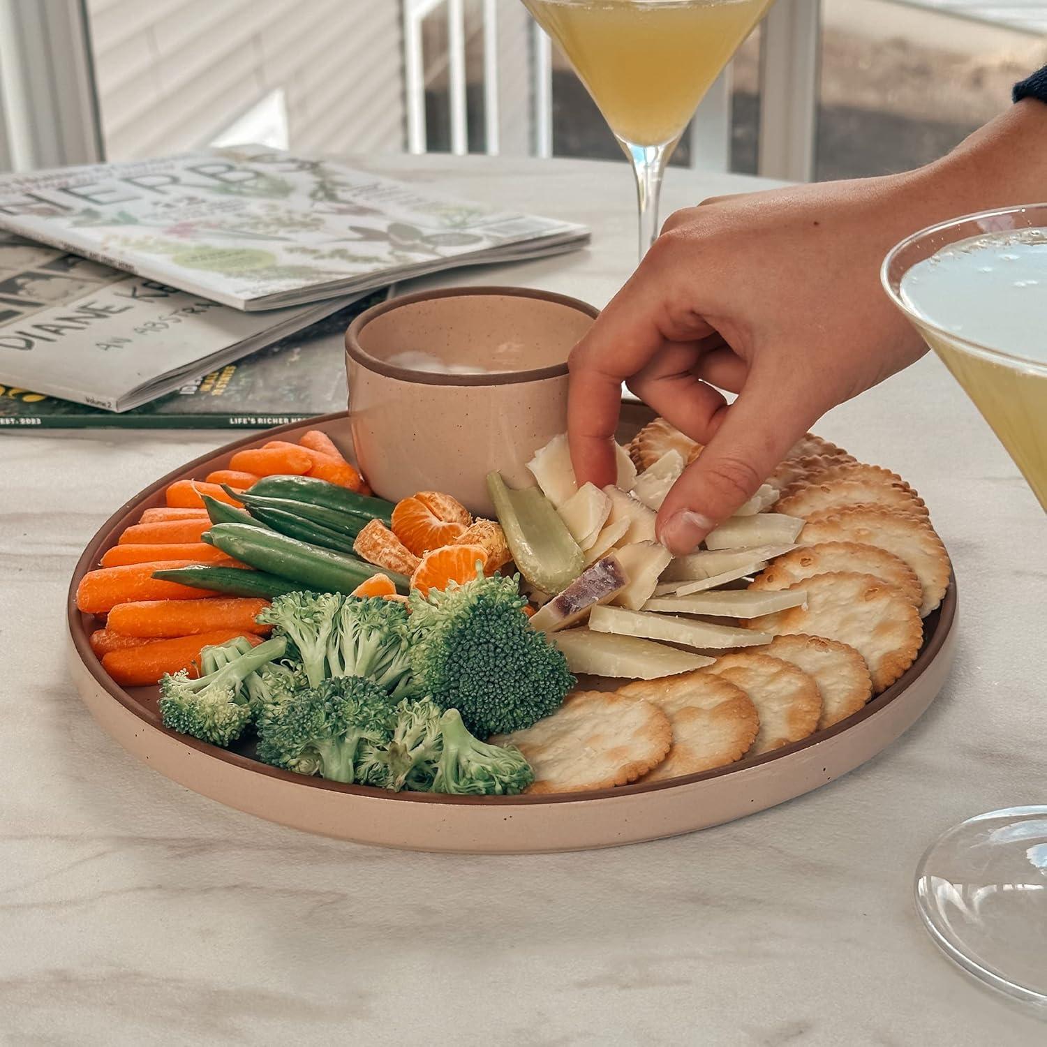 Juego de Platos Cerámicos Mora 6 Piezas 26.67 cm Chai