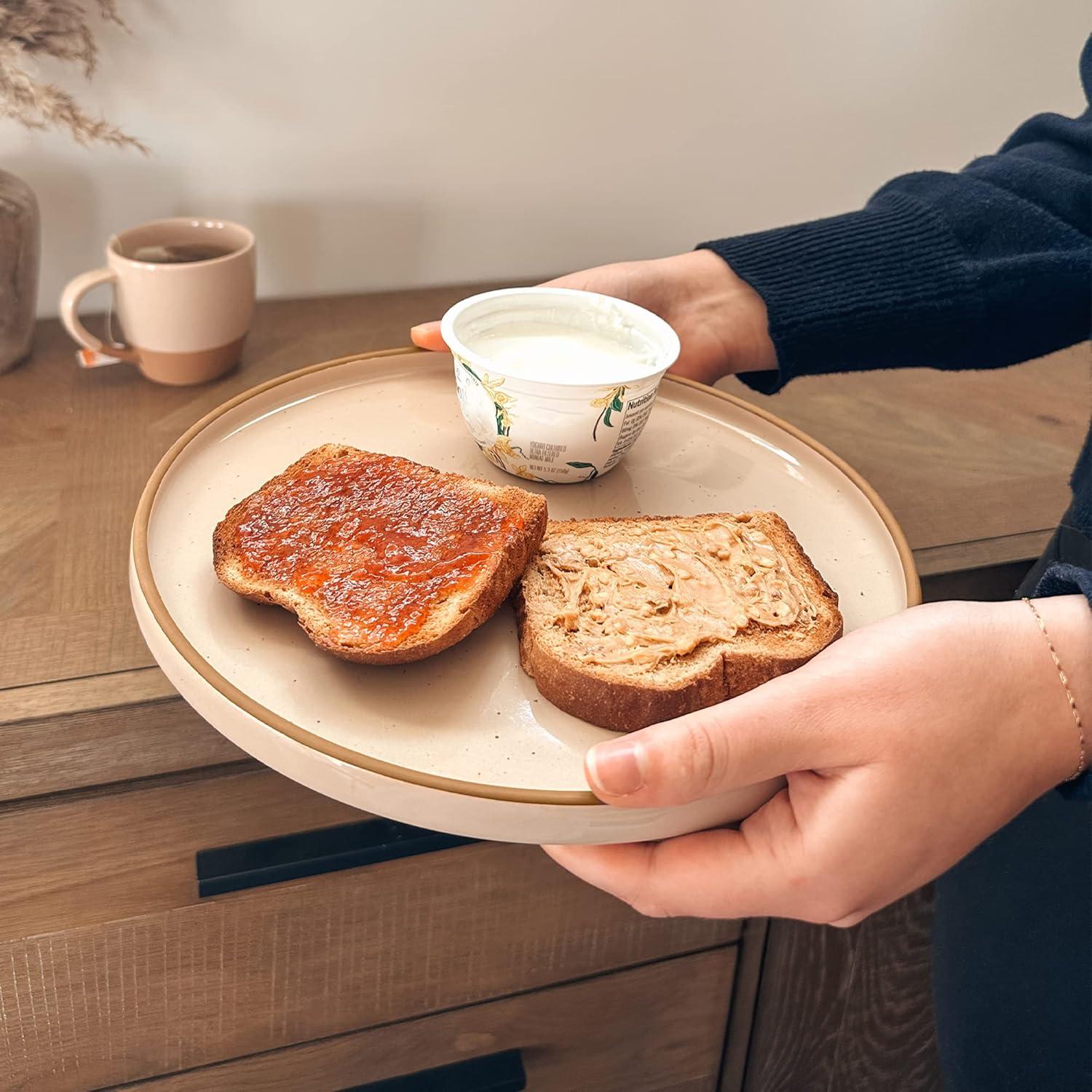 Juego de Platos Cerámicos Mora 6 Piezas 26.67 cm Chai
