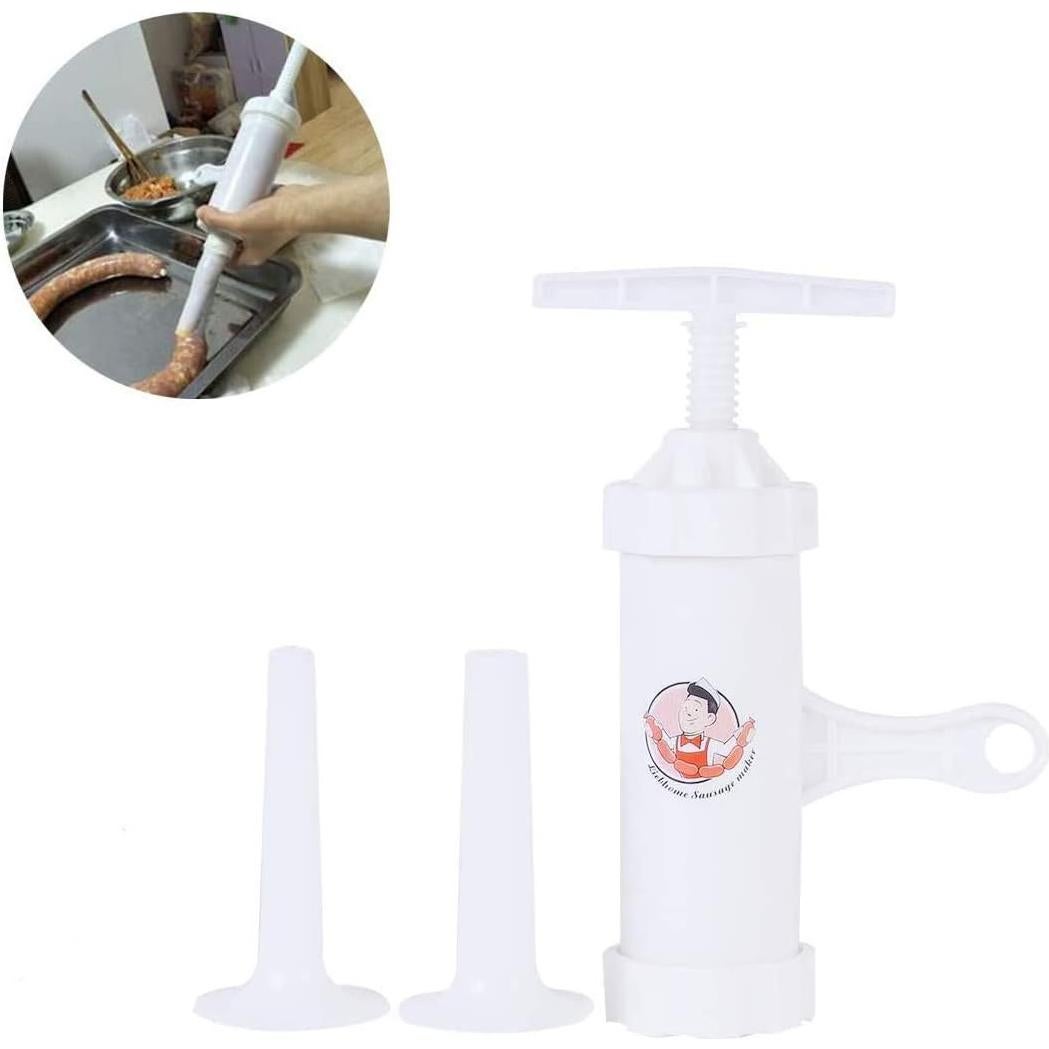 Rellenador de Salchichas Manual LiebHome con 3 Embudos