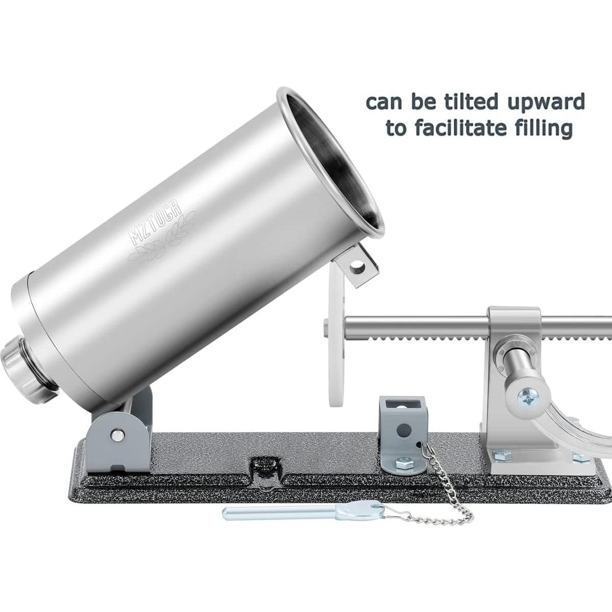 Rellenador de Salchichas MZTOGR Horizontal Acero Inoxidable 1.13 kg