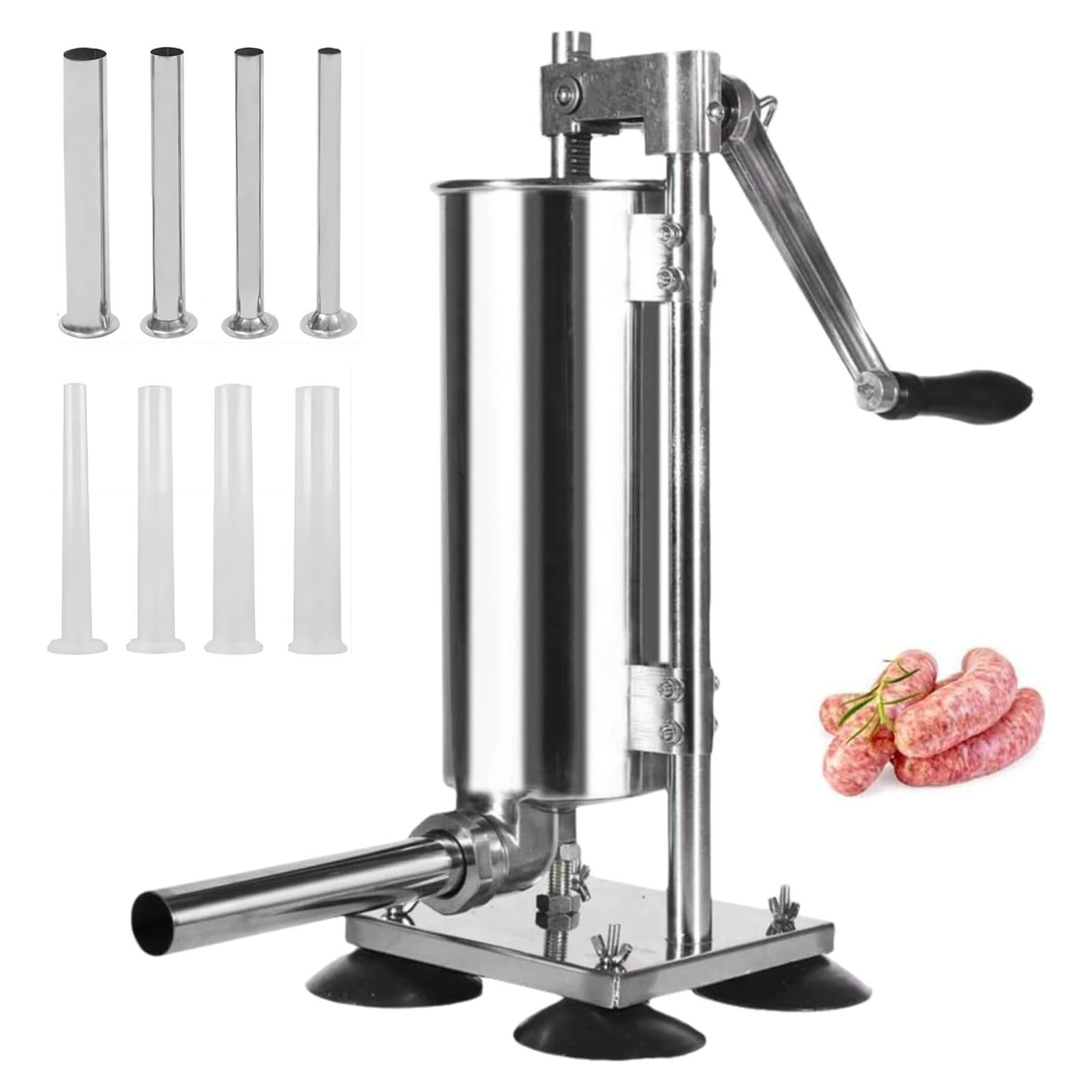 Rellenador de Salchichas Manual Lumirio 3L Acero Inoxidable