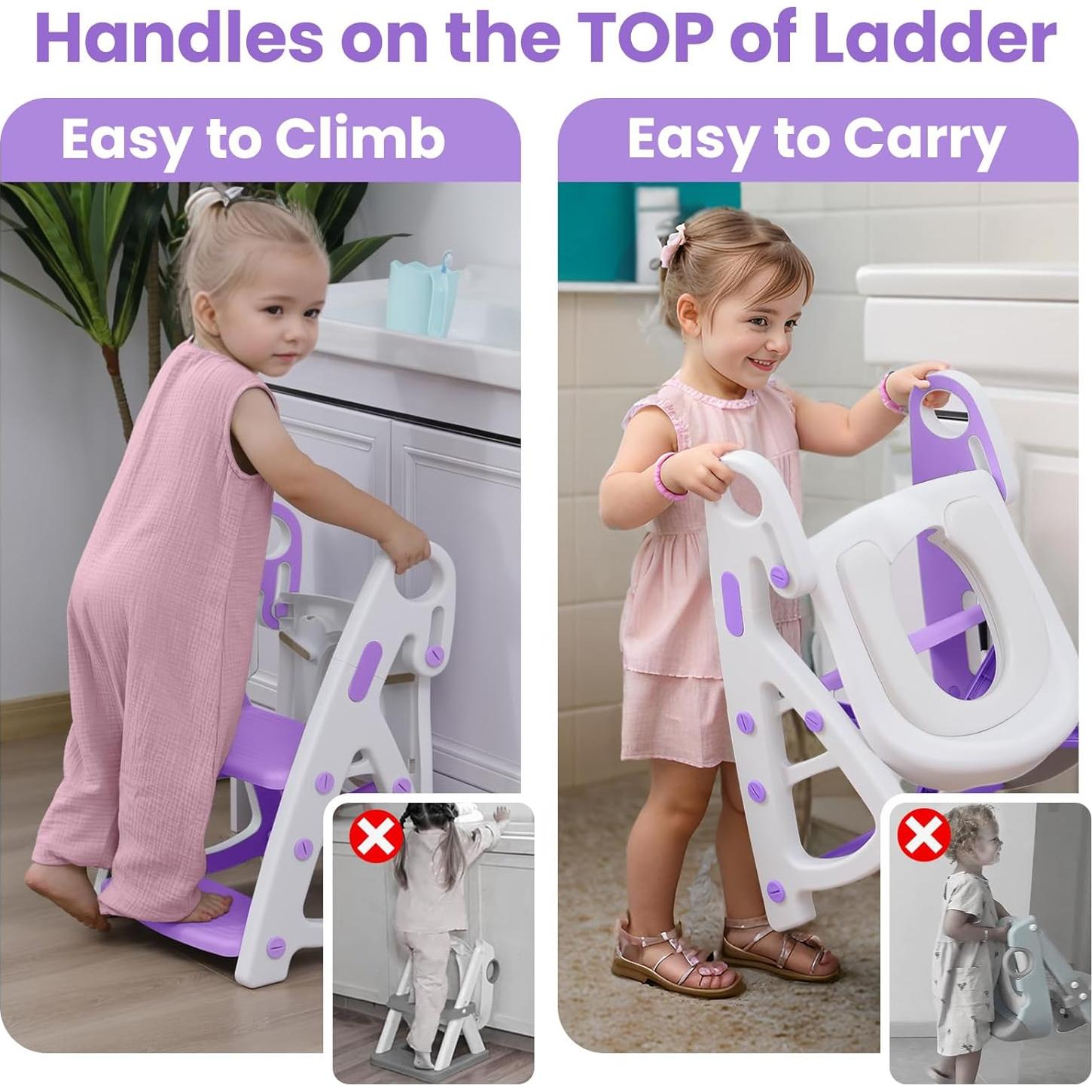 Asiento de Entrenamiento Primlect 2 en 1 para Niños Azul