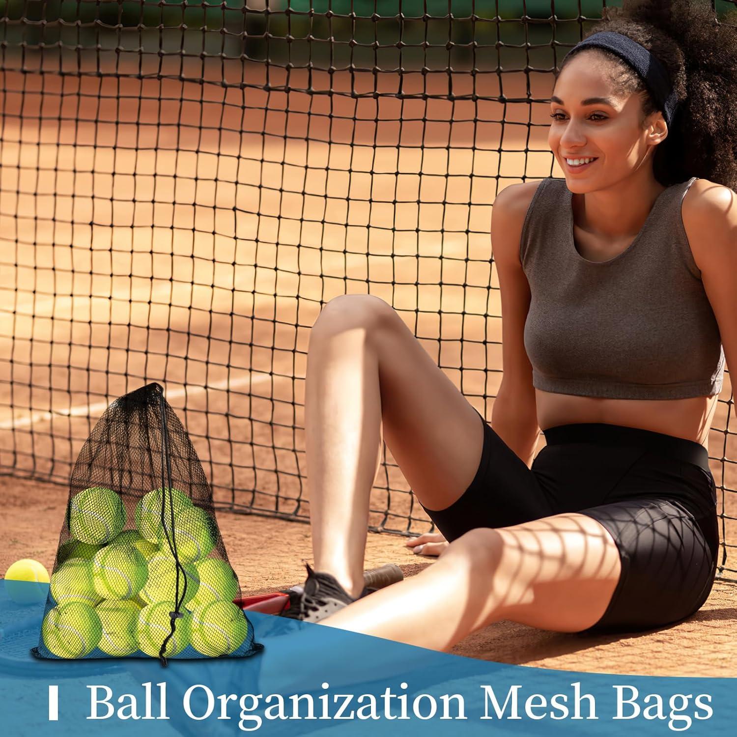 6 Bolsas de Malla con Cierre COIDEA 35x43 cm Negro