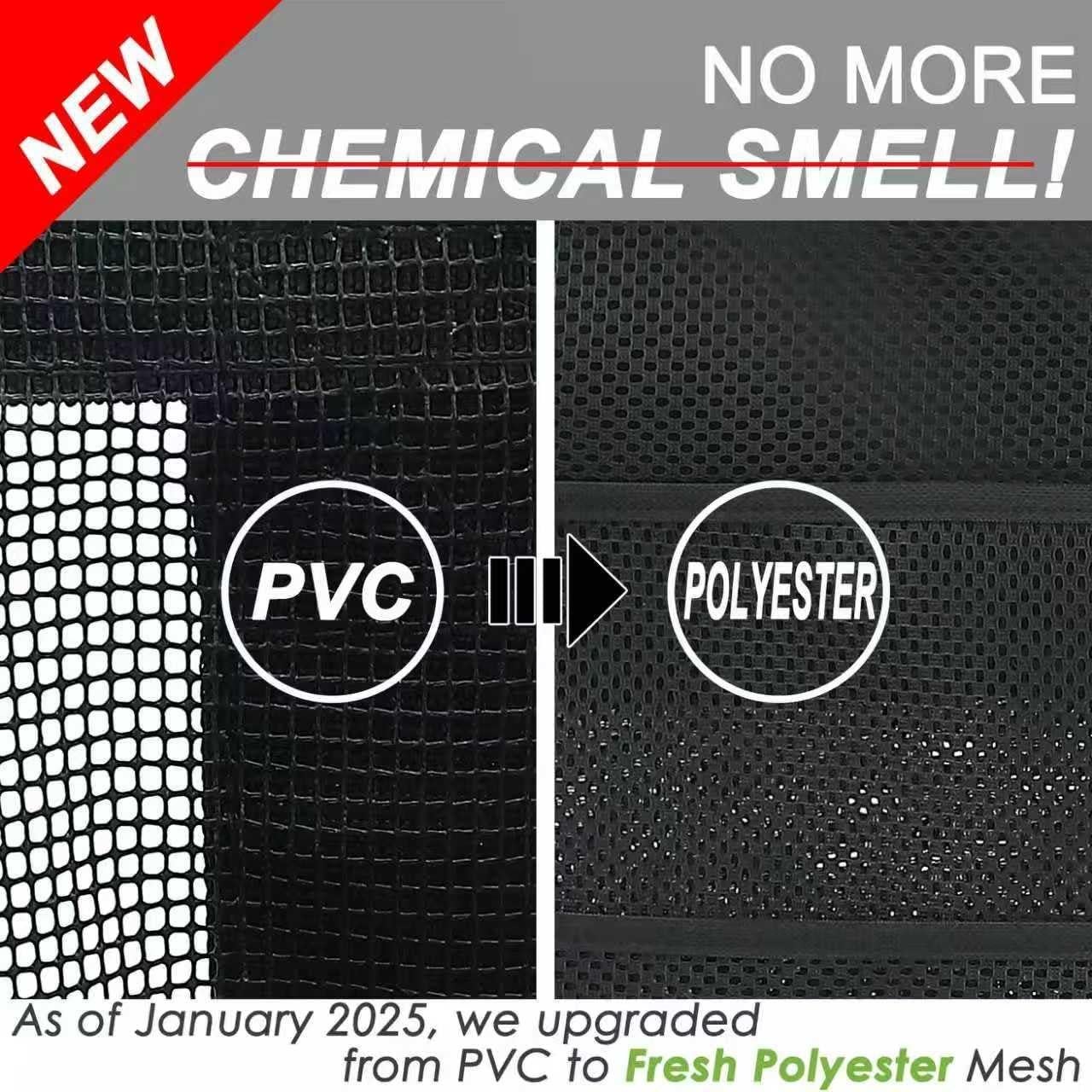 Bolsa de Playa Grande de Malla Jingweichuangke - Negro