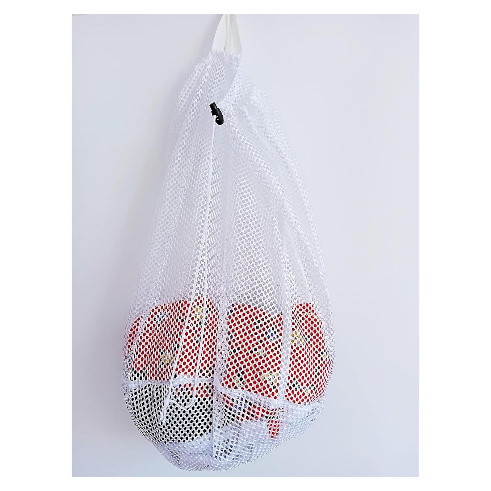 Bolsa de lavandería malla Heng Happy 50.8x43.2 cm con asa