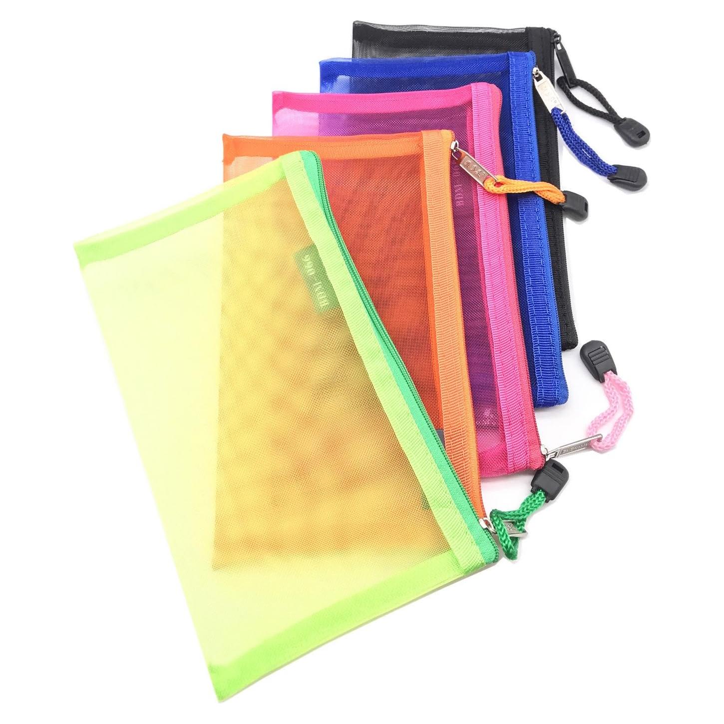 Paquete de 5 Bolsas Cosméticas de Nylon Outman 19x11 cm