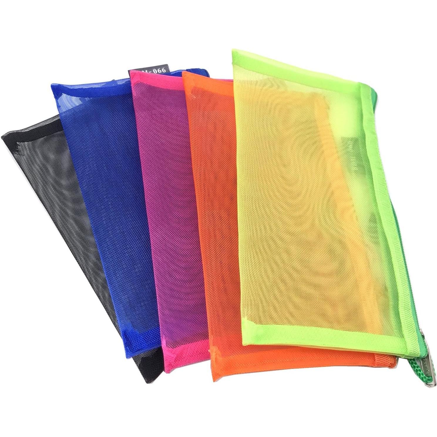 Paquete de 5 Bolsas Cosméticas de Nylon Outman 19x11 cm