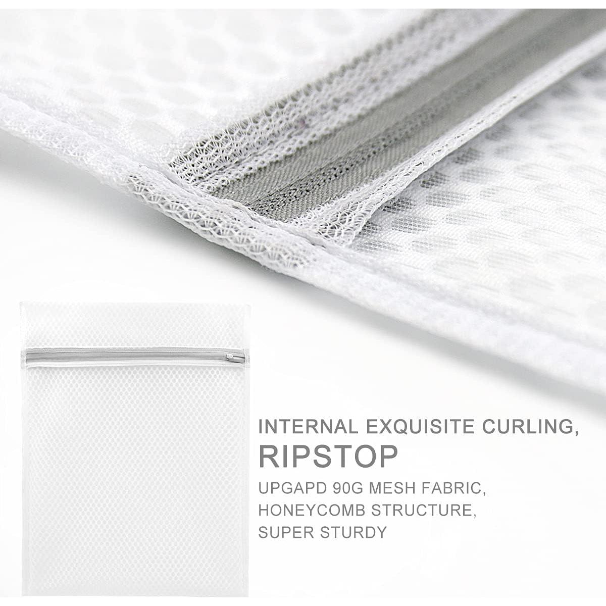 3 Bolsas de Lavandería Malla Panal Muchfun 40x50cm Duraderas