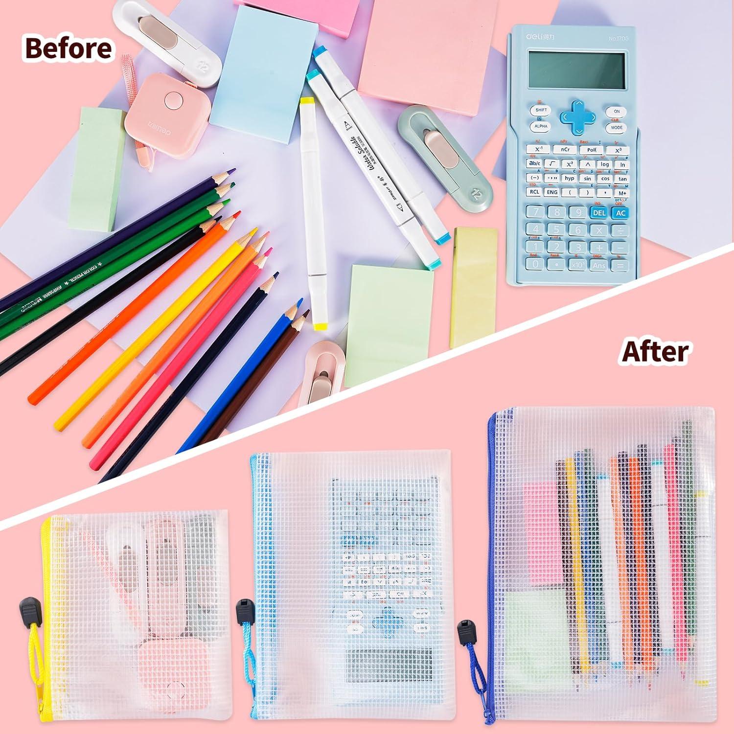 24 Bolsas de Malla con Cremallera UMETDO - 8 Tamaños