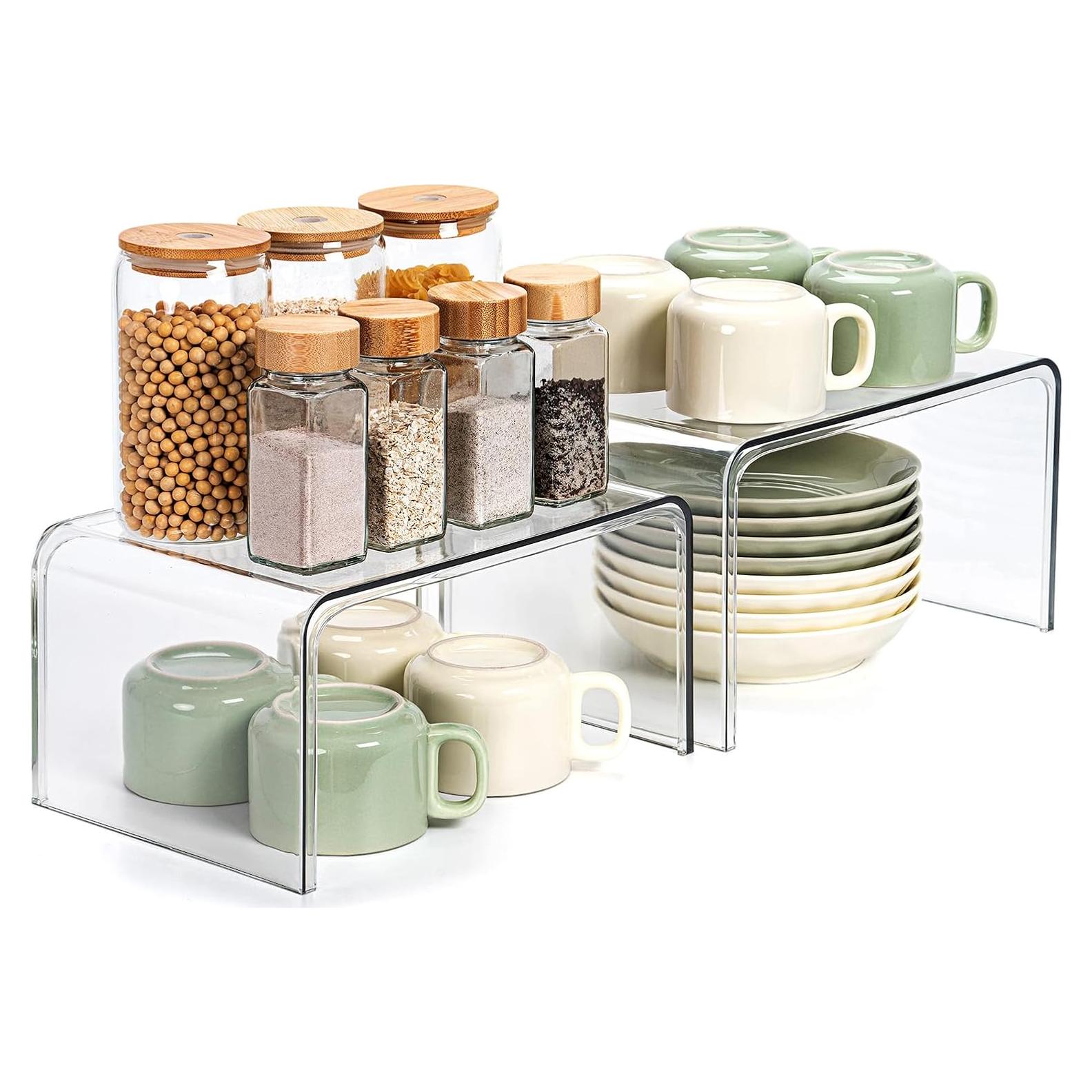 Organizador de Gabinete Bobomoment Juego de 2 Transparente