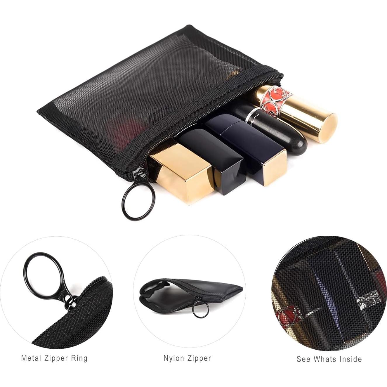 Bolsas de Malla con Cierre PATU, 5 Piezas, Tamaño S