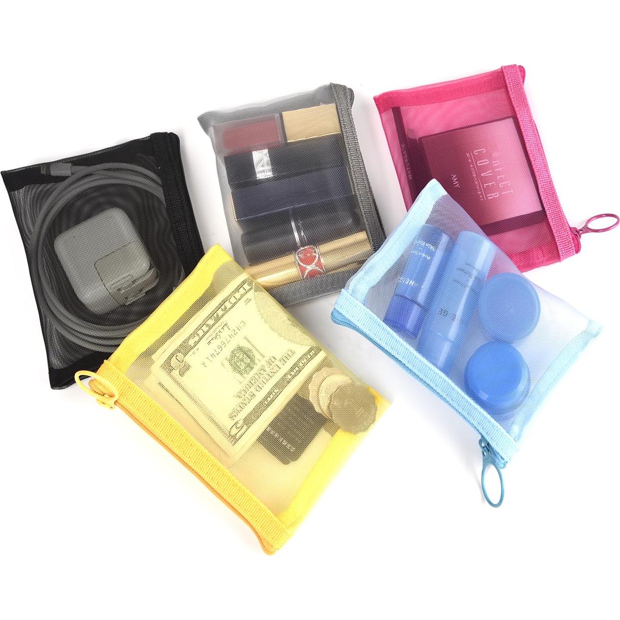 Bolsas de Malla con Cierre PATU, 5 Piezas, Tamaño S