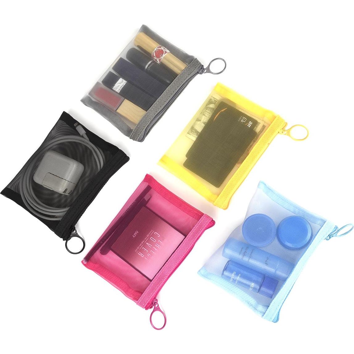 Bolsas de Malla con Cierre PATU, 5 Piezas, Tamaño S