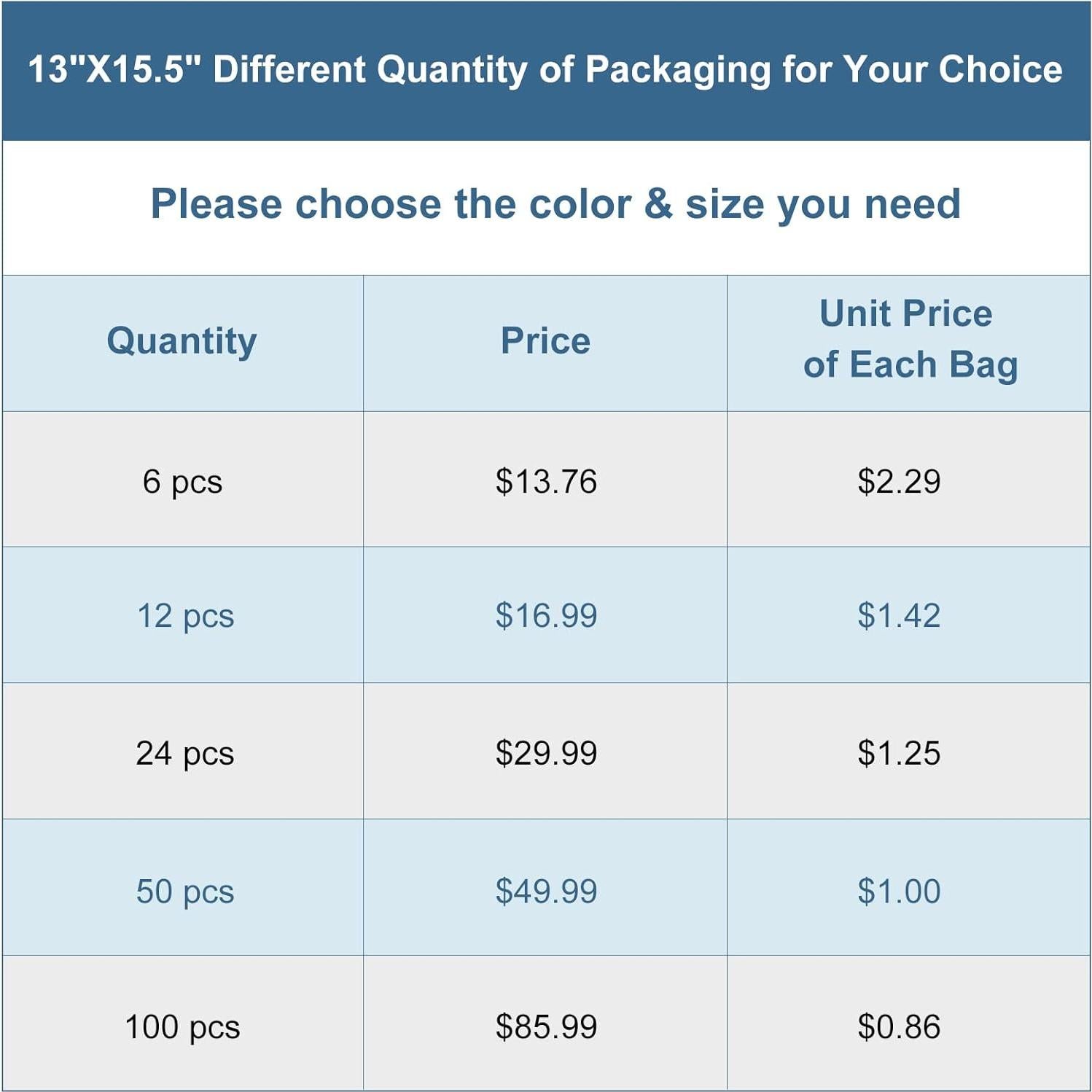 iMucci 12 Bolsas de Malla Nylon 33x39 cm Multicolor