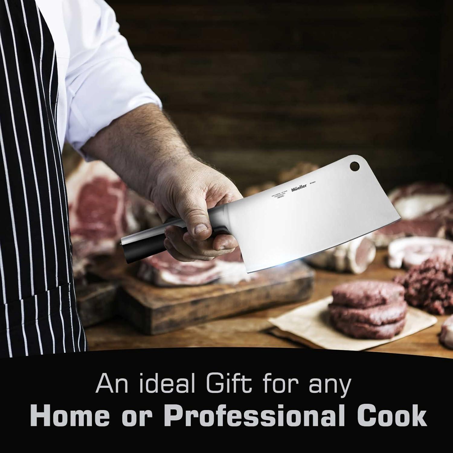 Cuchillo de Carnicero Mueller 17.78 cm Acero Inoxidable