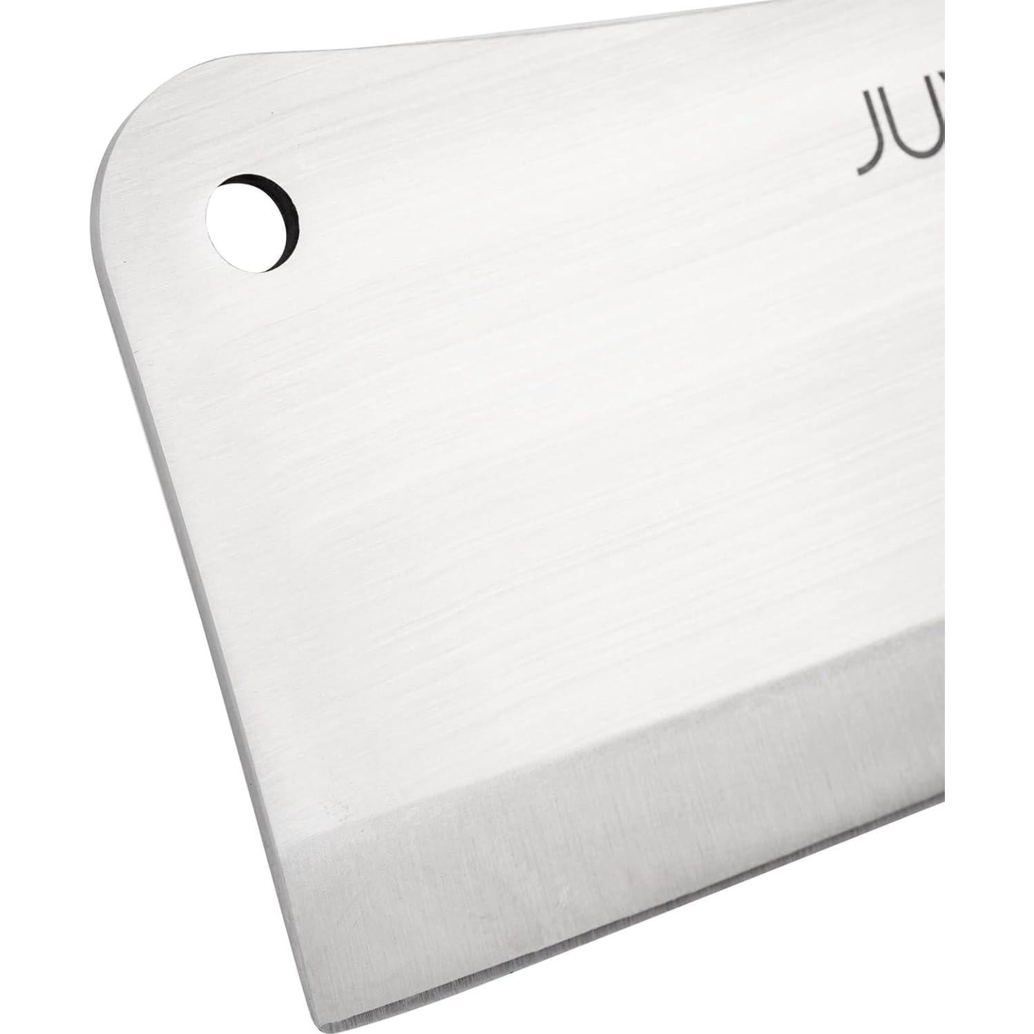 Cuchillo de Carnicero Juvale 20 cm Acero Inoxidable Mango Madera