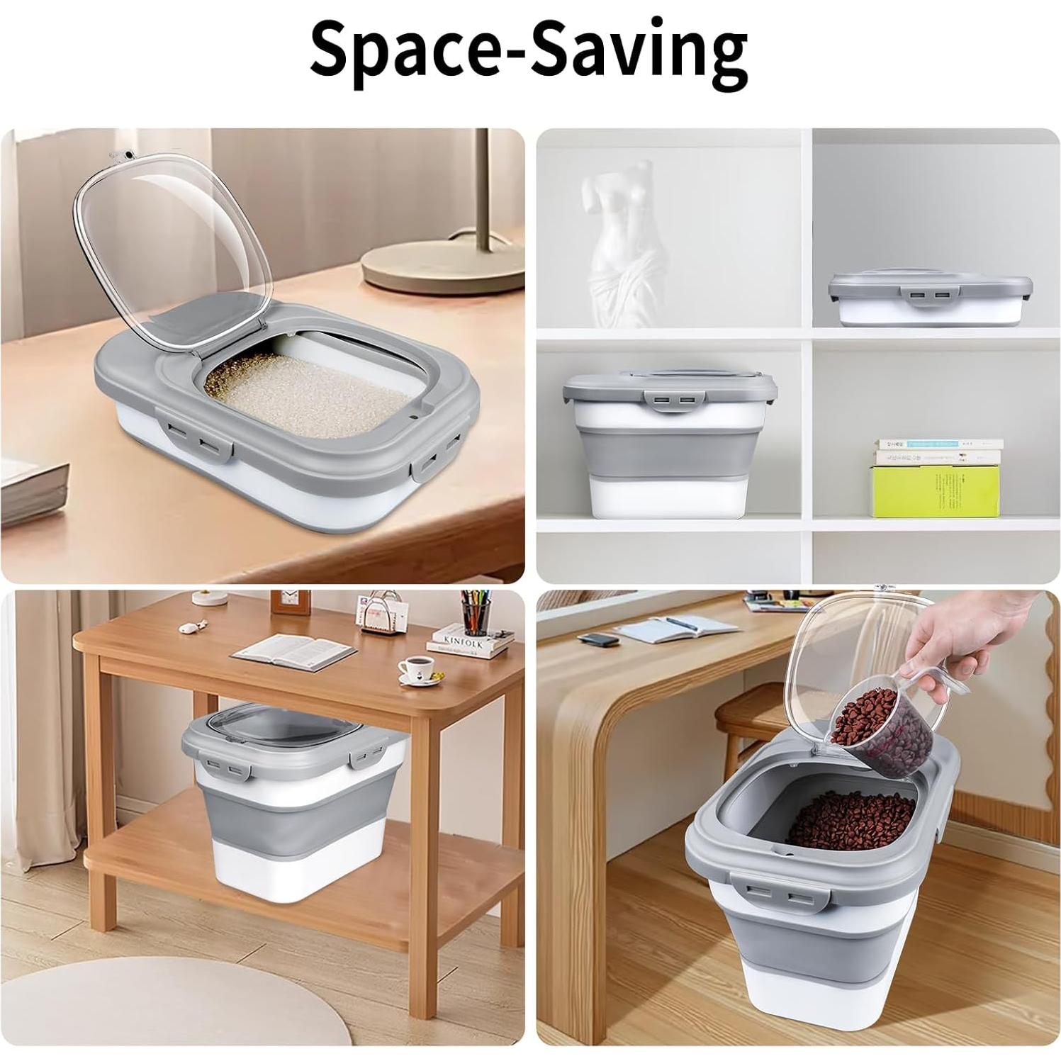 Contenedor de Almacenamiento de Alimentos Komzon 9 kg Plegable