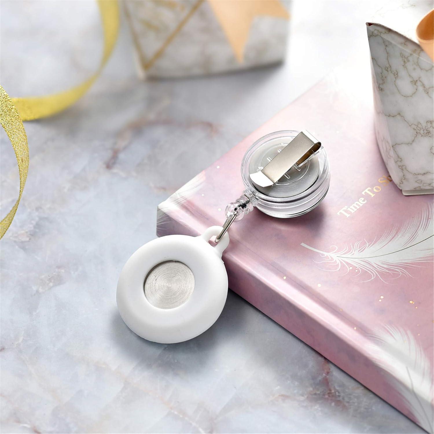 Reloj de enfermera Lancardo retráctil con clip y segundero