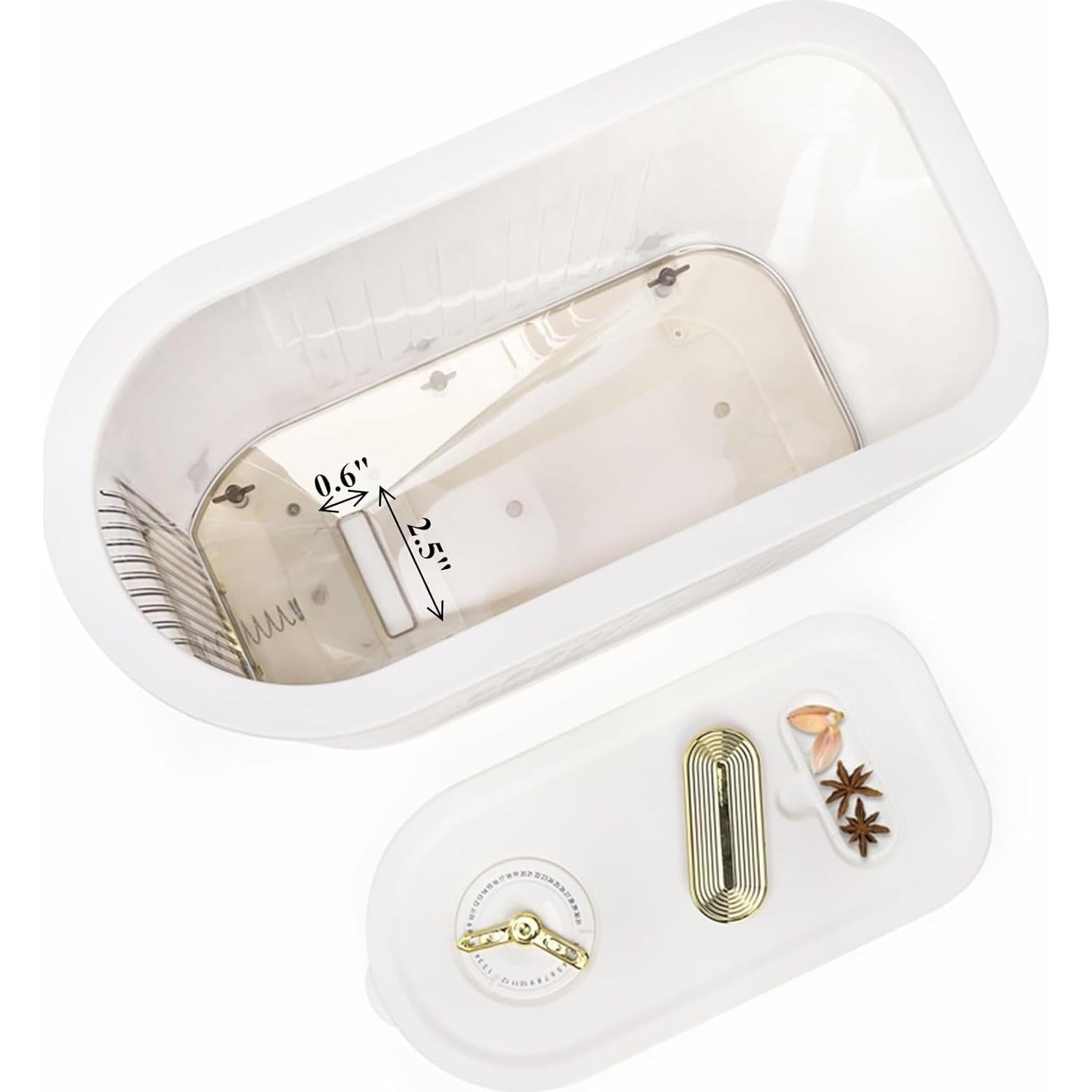 Dispensador de Arroz Cididu 22 lbs Transparente con Taza Medidora