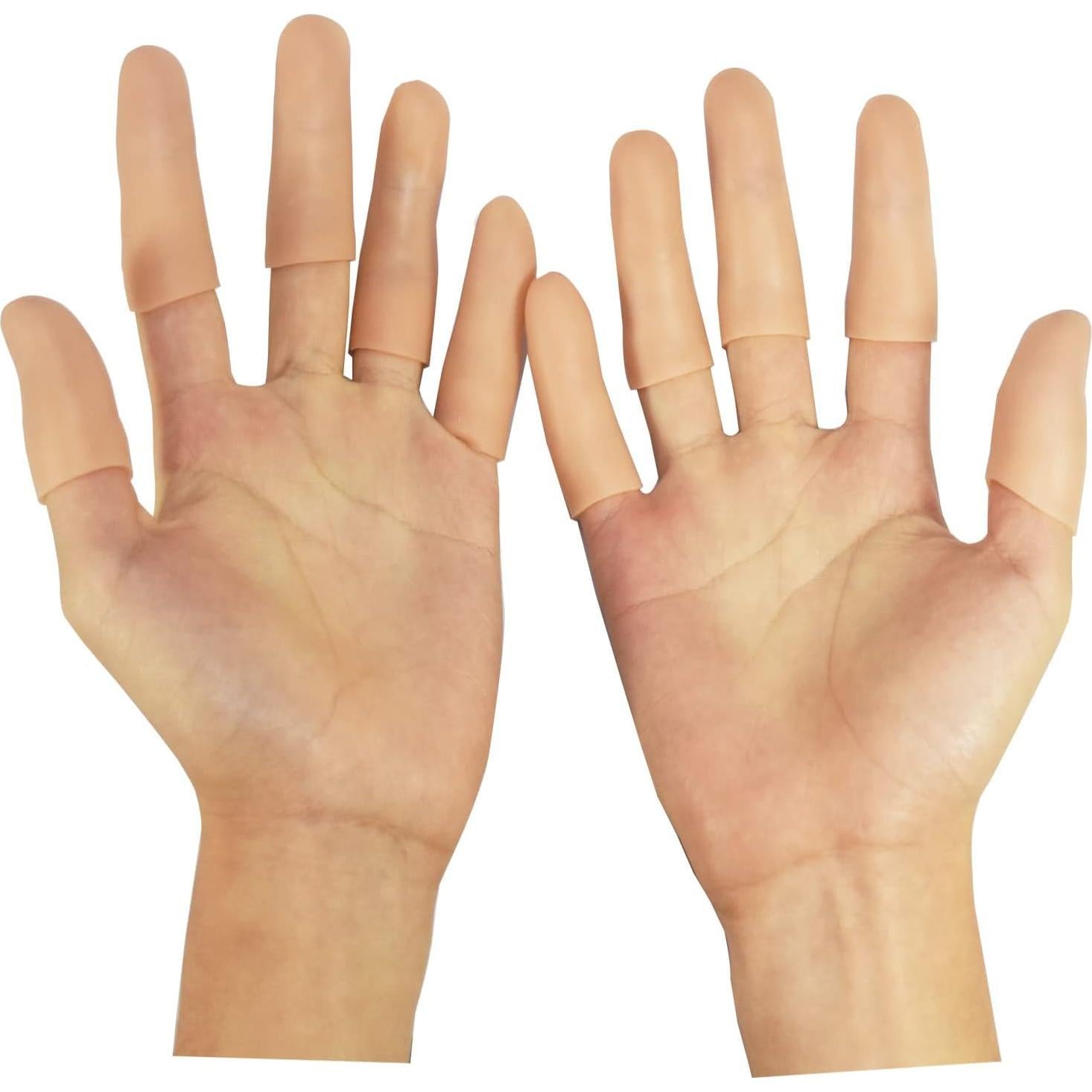 Fundas de Dedos de Gel YIVCKOM - 20 Piezas para Eccema y Artritis