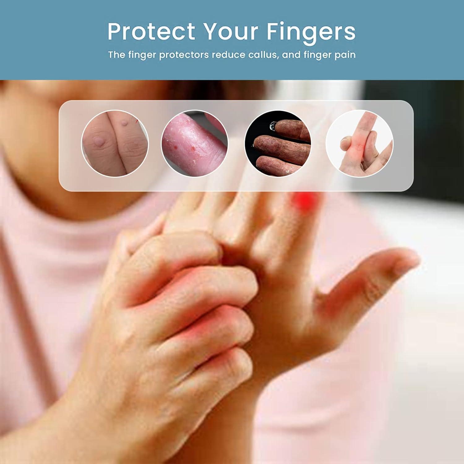 20 Protectores de Dedos de Gel Silicona Alivio Dolor