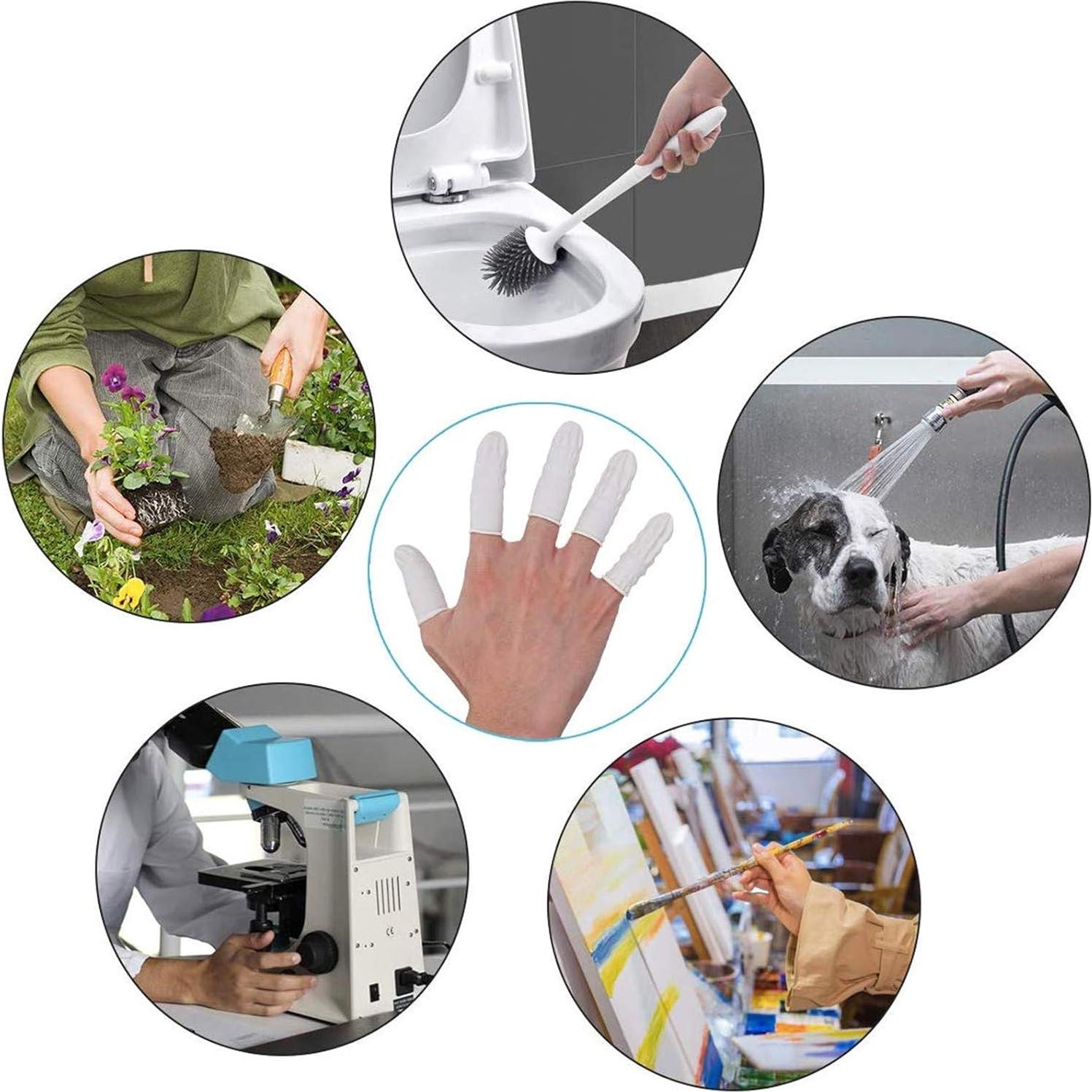 Protectores de Dedos de Láttex Cuttte Medianos 330 Piezas