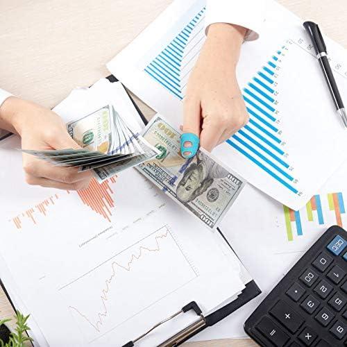 Zonon 20 Piezas Protectores de Dedos de Goma Azul