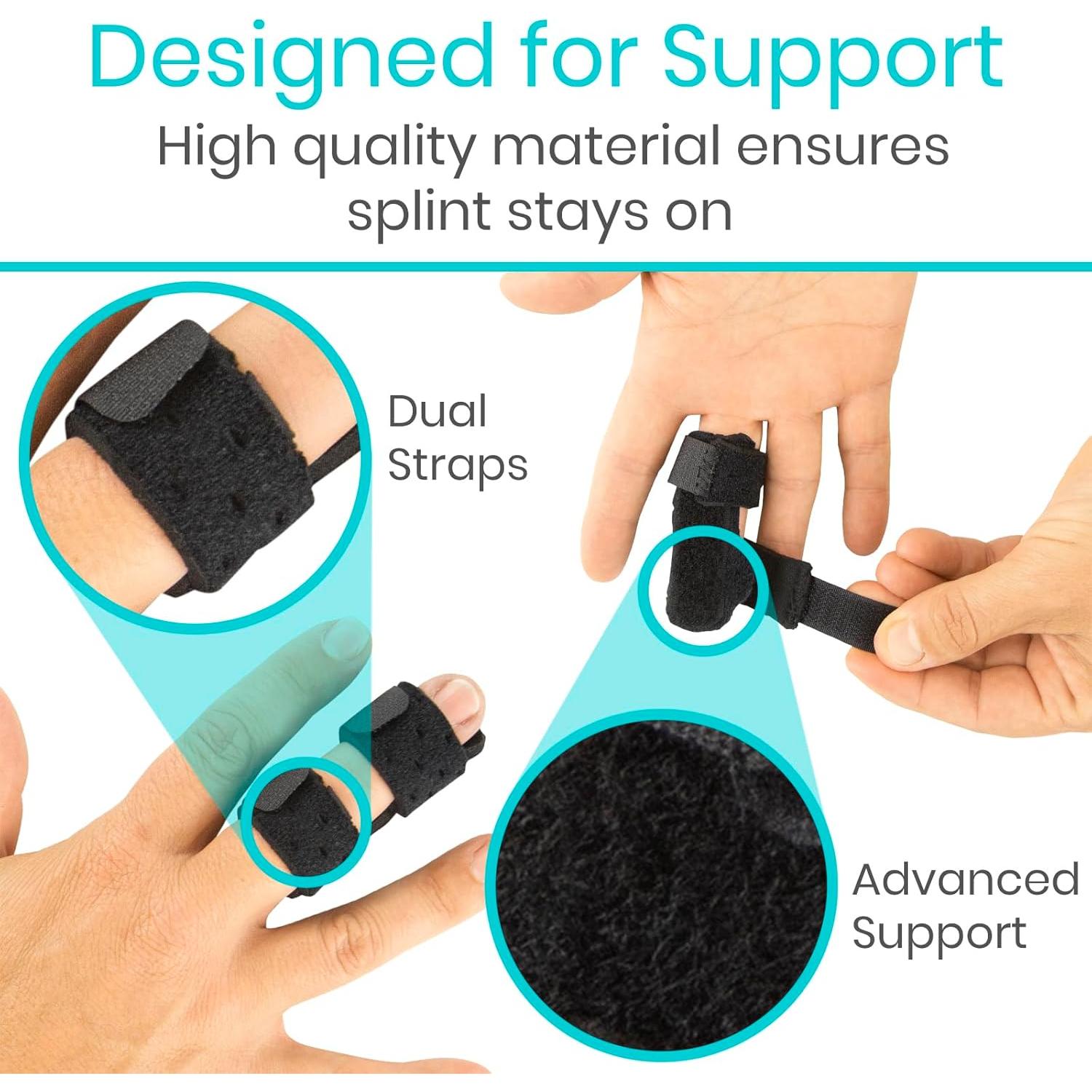 Férulas para Dedos Vive - Paquete de 2 - Alivio Artritis