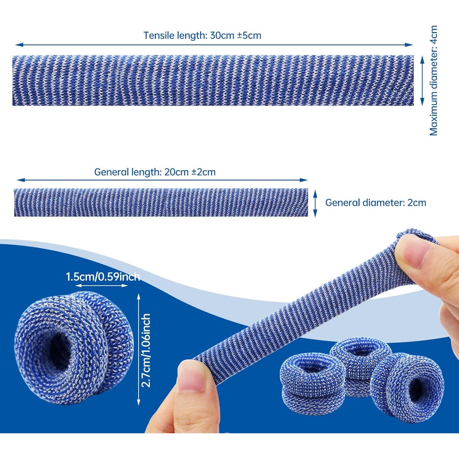 Protectores de Dedos Dimora Medianos 60 Unidades Azul