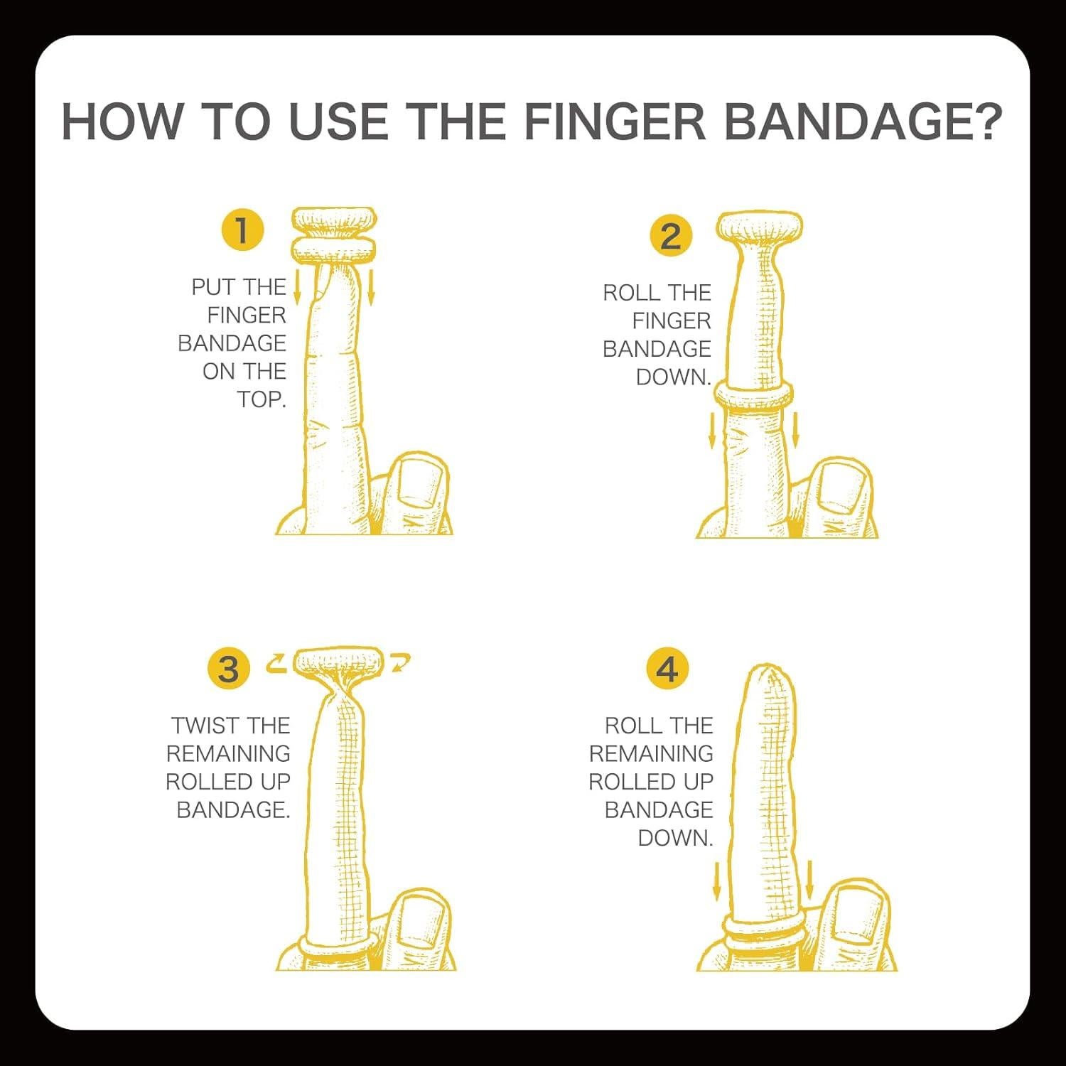 Protectores de Dedos Dimora Medianos 60 Unidades Azul