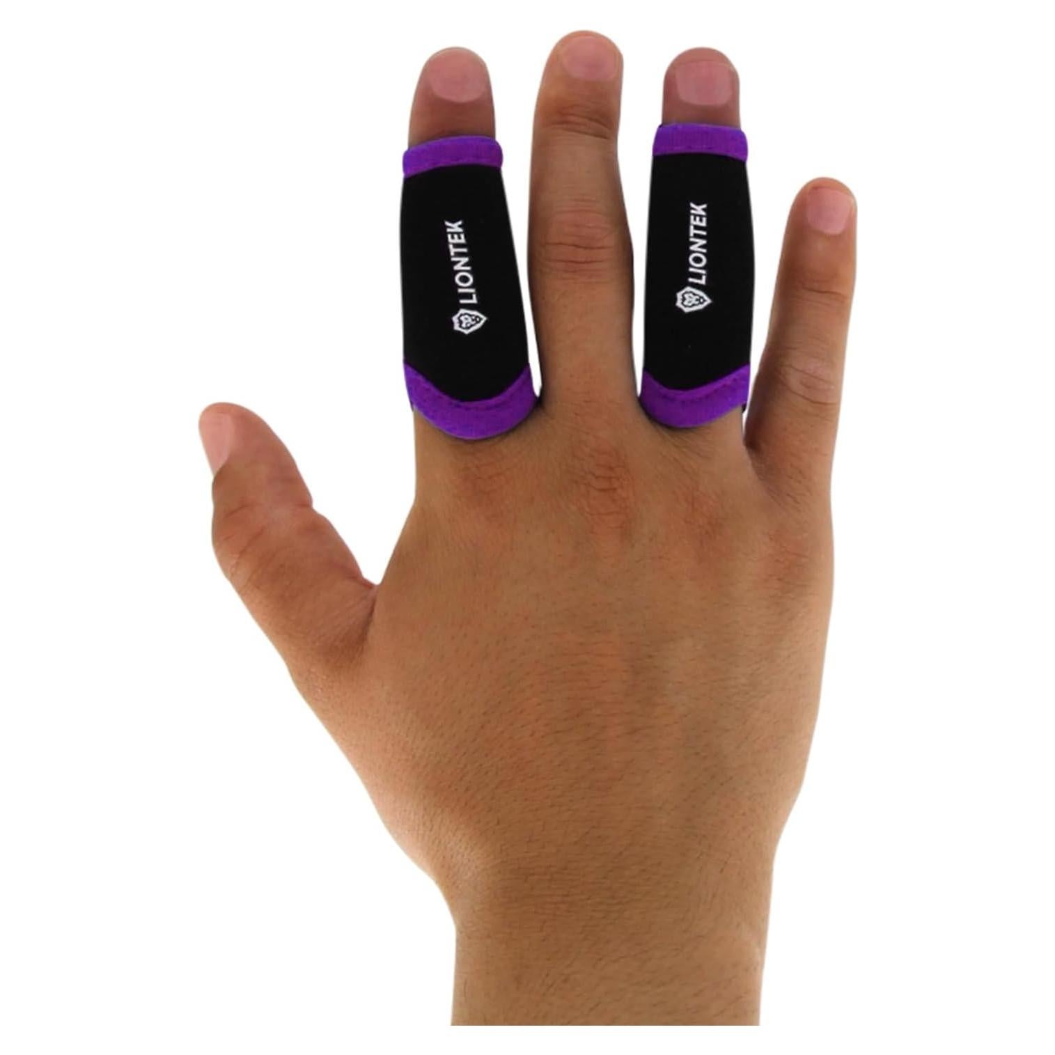 Mangas para Dedos Liontek - Compresión Neopreno X-Small