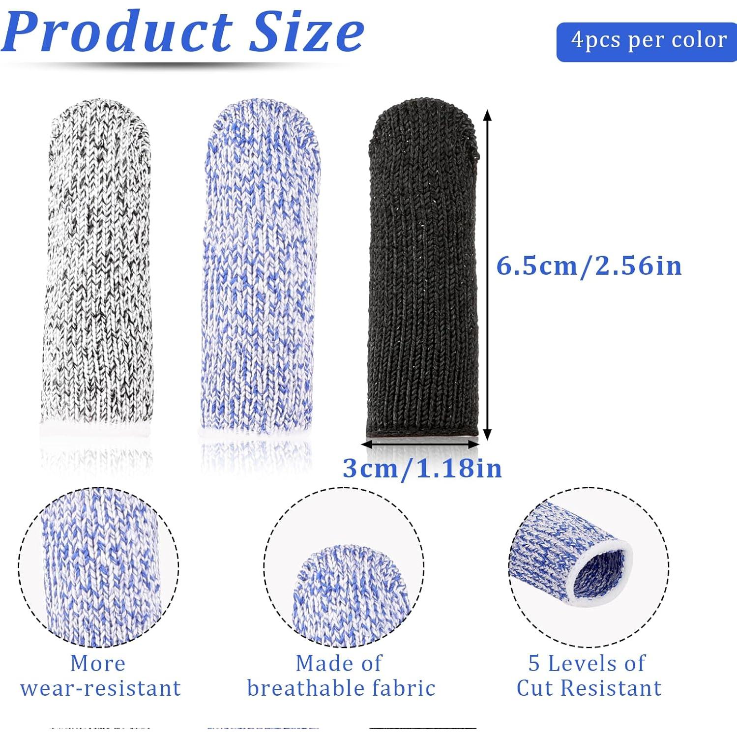 Protectores de Dedos Sliverdew, Paquete de 12 Reutilizables