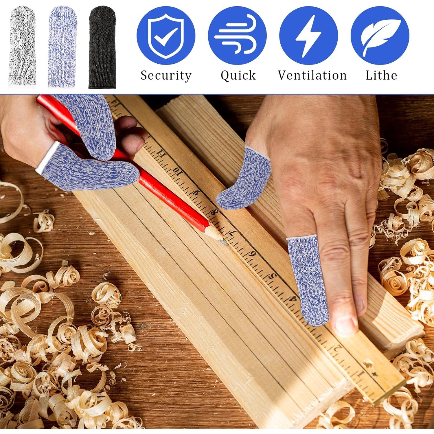 Protectores de Dedos Sliverdew, Paquete de 12 Reutilizables