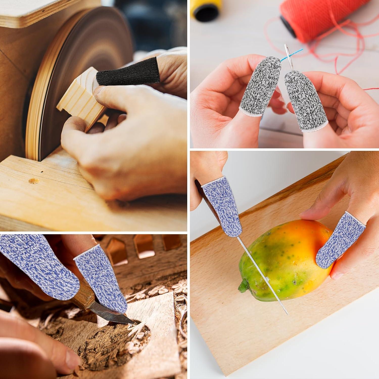 Protectores de Dedos Sliverdew, Paquete de 12 Reutilizables