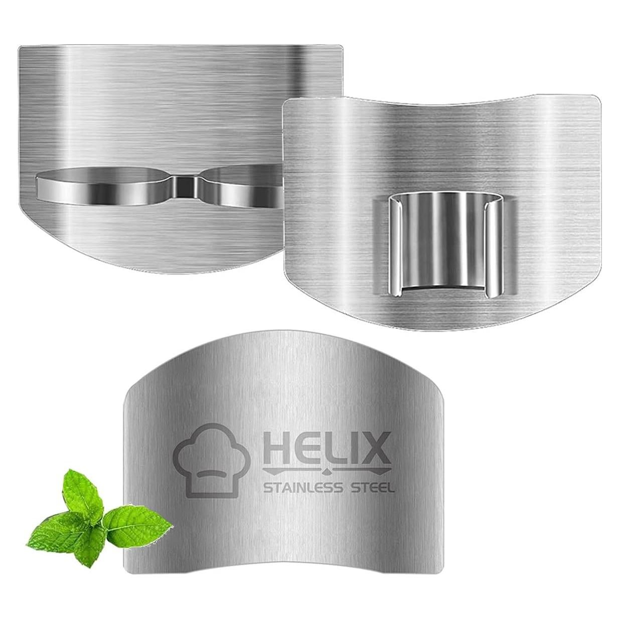 3 Protectores de Dedos SLXDEX Acero Inoxidable Ajustables