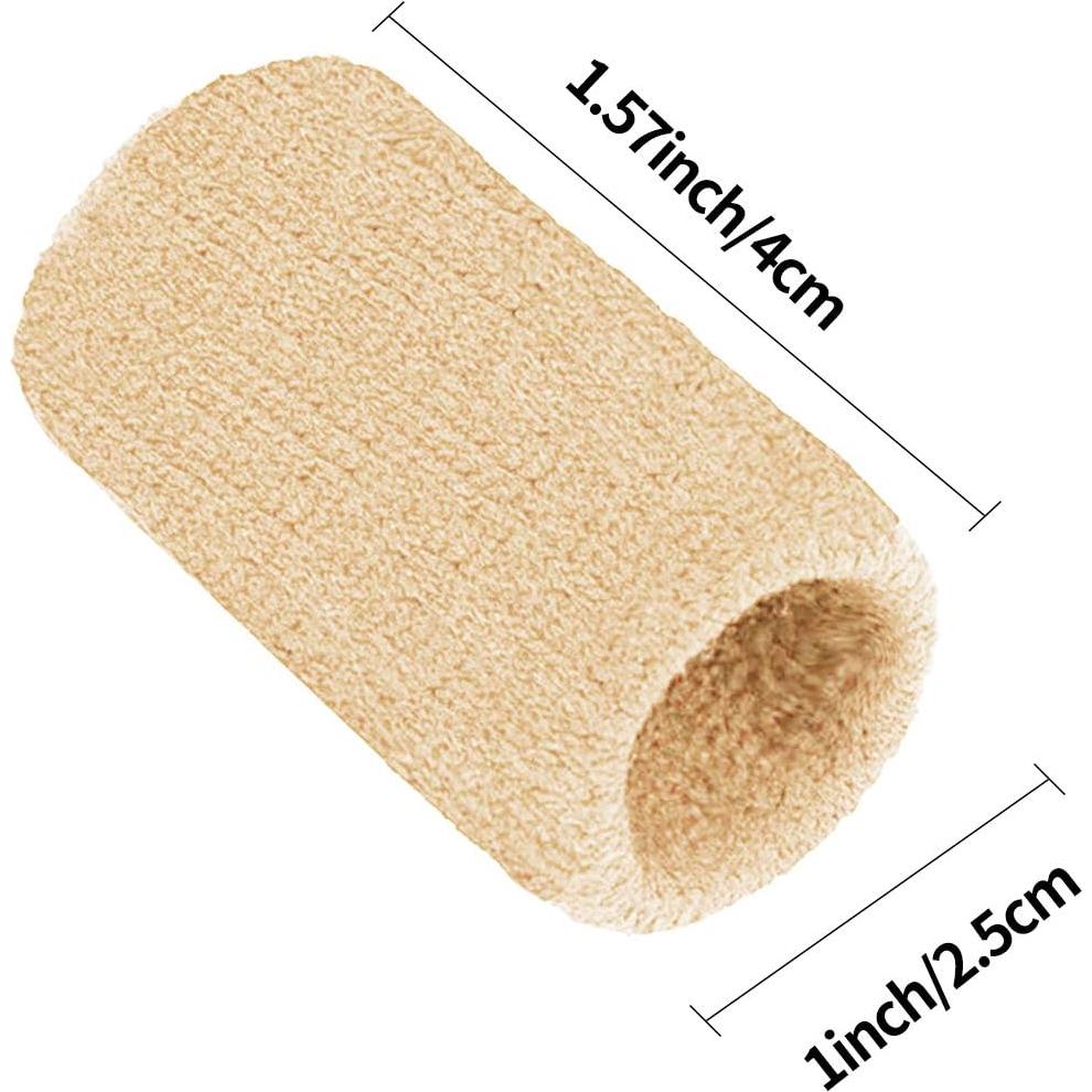 20 Mangas Protectores de Dedos Senkary Beige Soporte Artritis