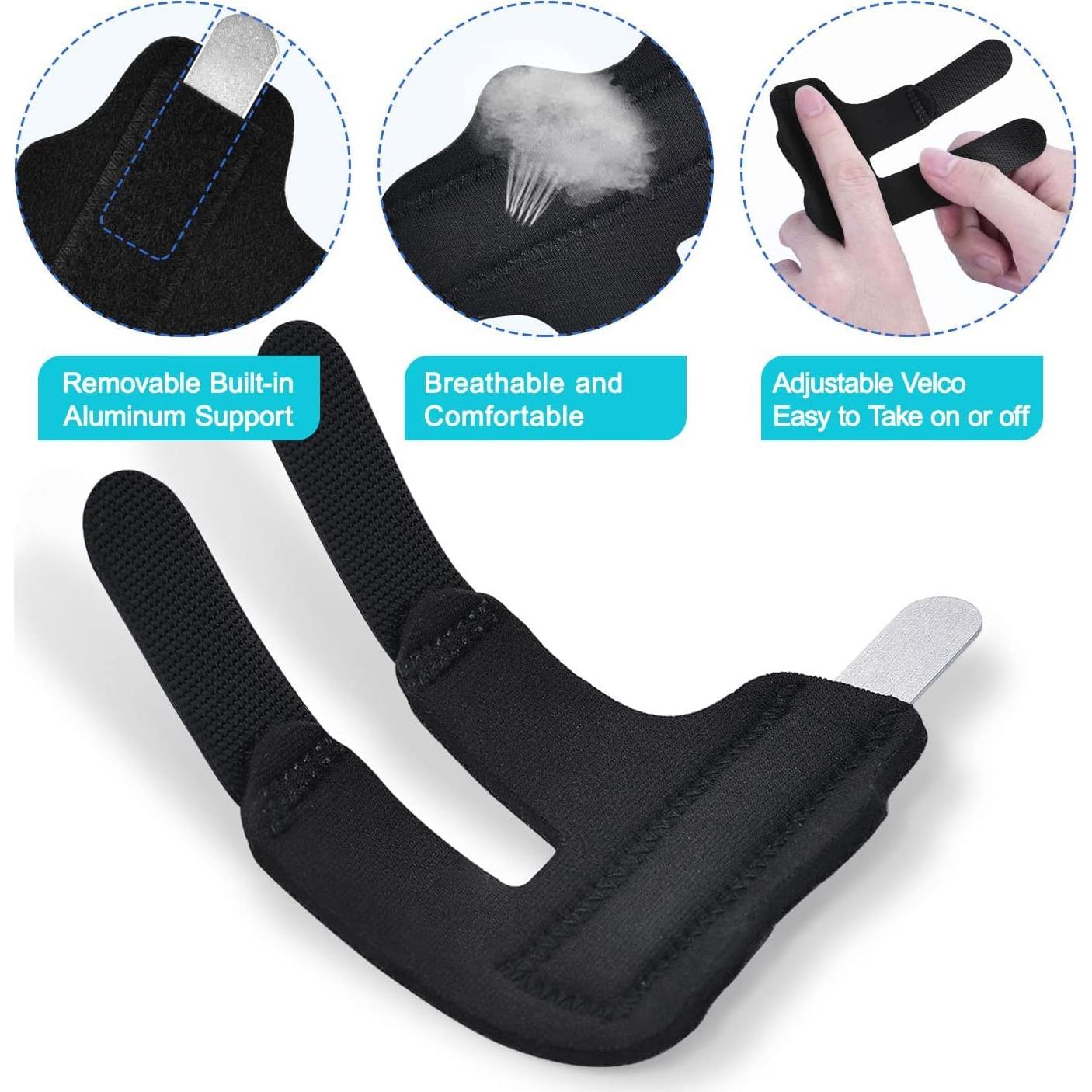 Férulas para dedos Sopito, 2 piezas ajustables para artritis