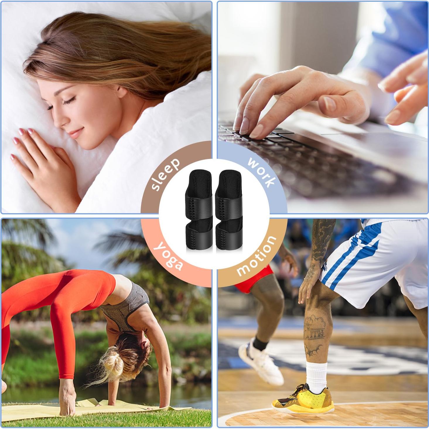 Férulas para dedos Sopito, 2 piezas ajustables para artritis