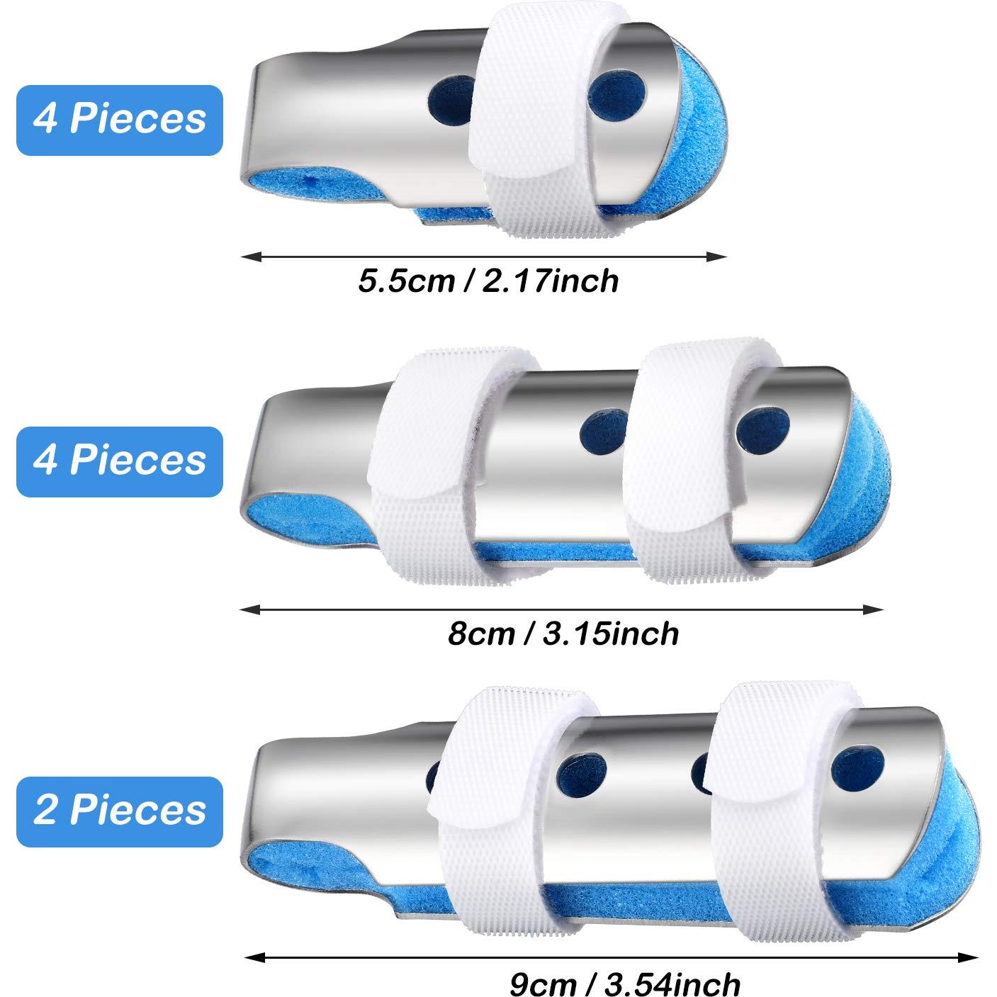 Férulas para Dedos BBTO 10 Piezas Acolchadas Ajustables