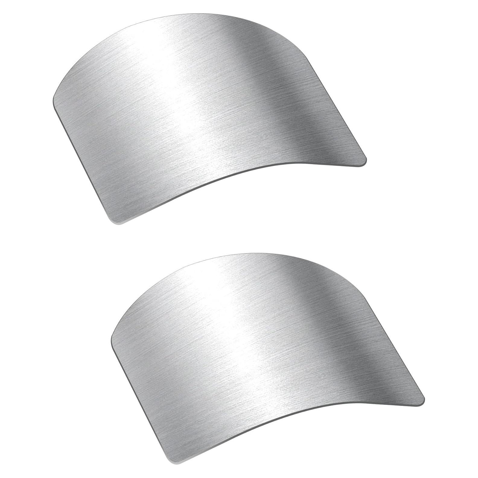 2 Protectores de Dedos de Acero Inoxidable para Cocina