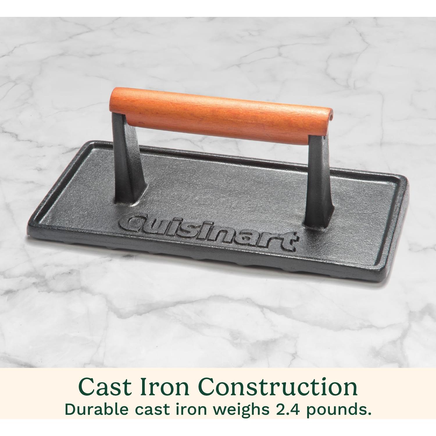 Prensa de Parrilla de Hierro Fundido Cuisinart 1.09 kg