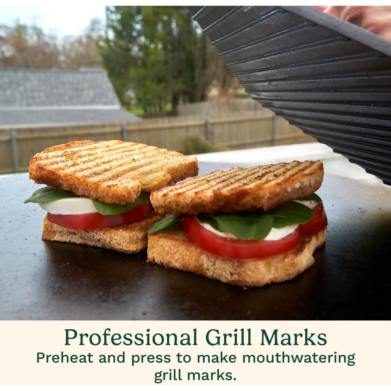 Prensa de Parrilla de Hierro Fundido Cuisinart XL 25.4cm