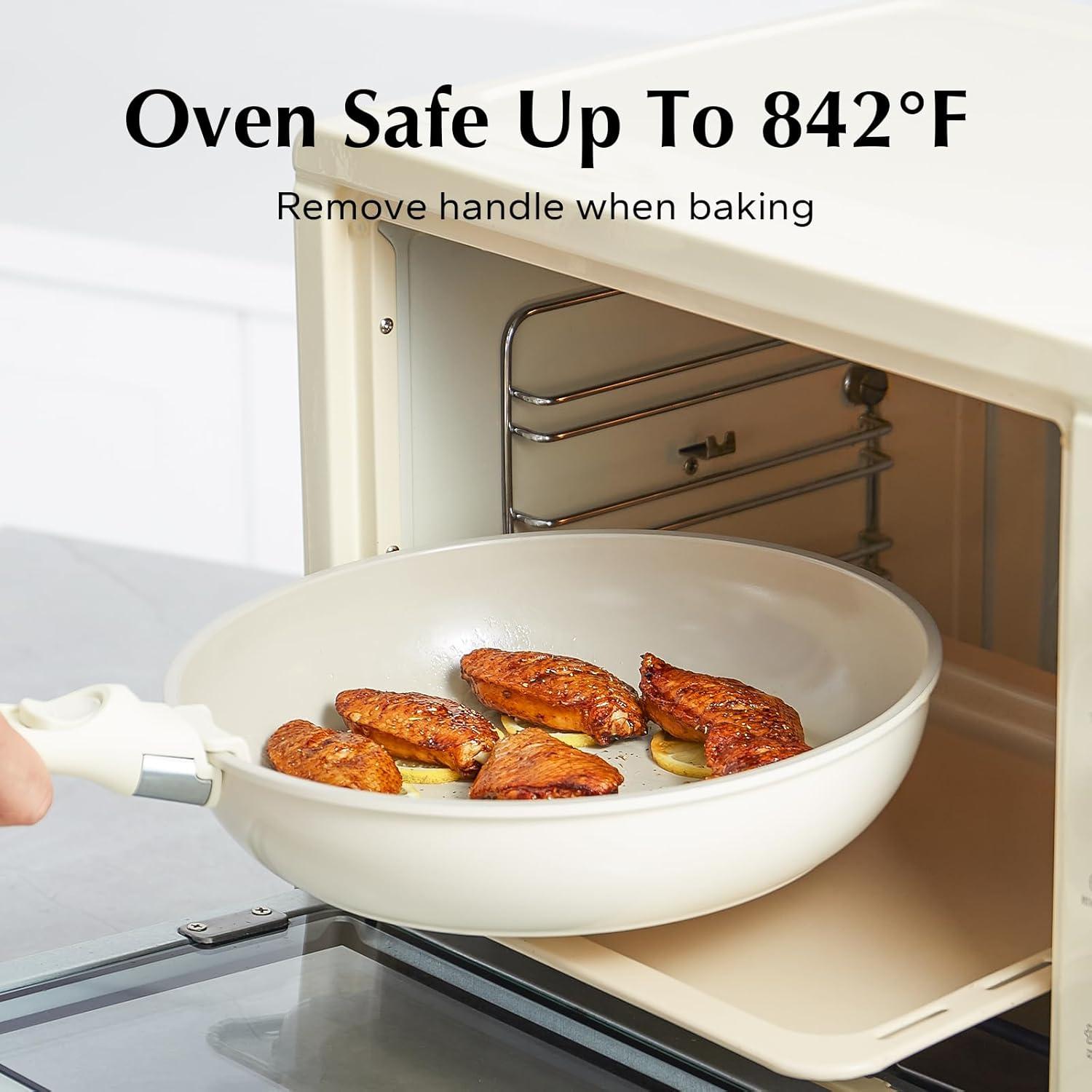 Juego de Ollas y Sartenes Cerámicas Redchef 5 Piezas