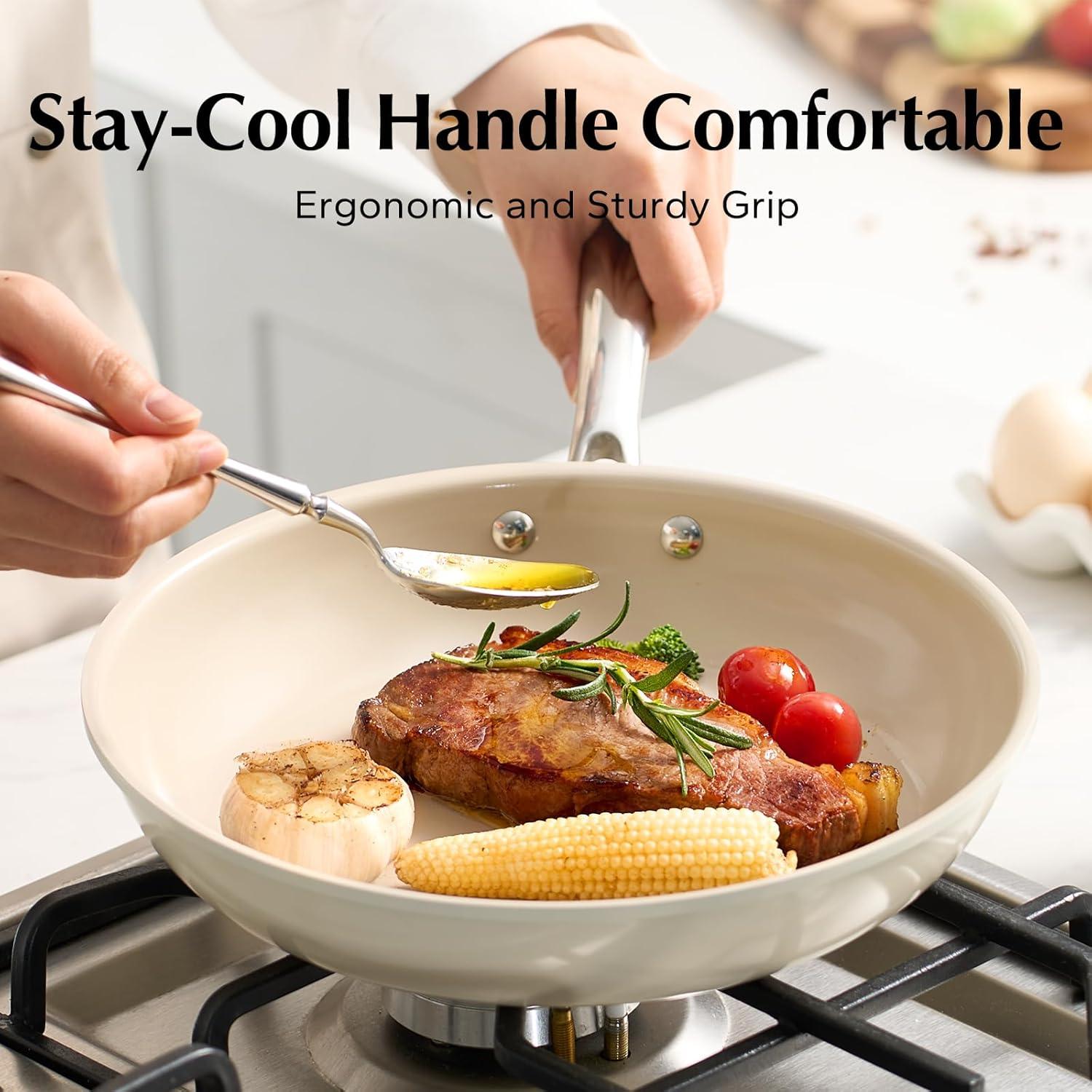 Juego de Sartenes Antiadherentes Redchef 3 Piezas Cerámica