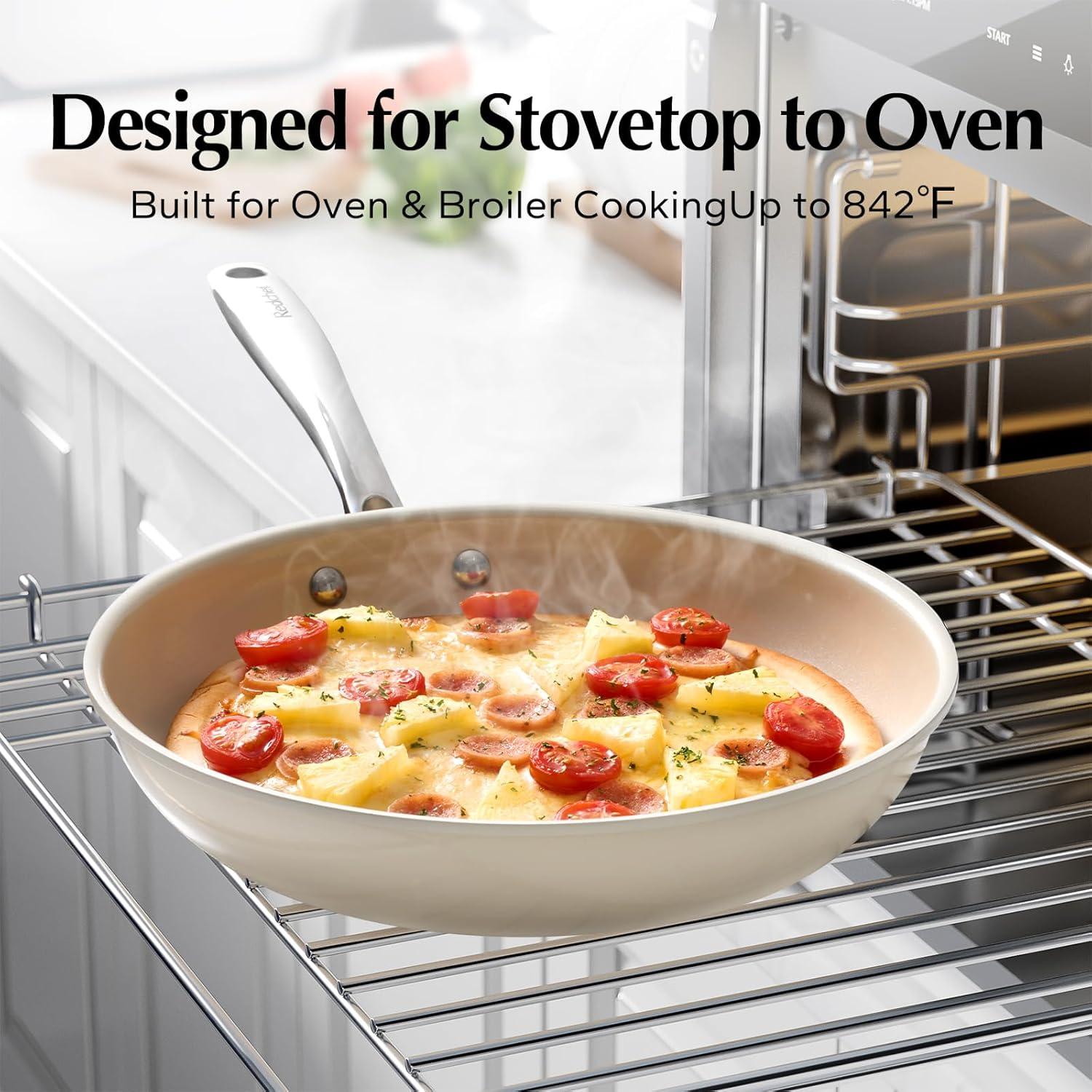 Juego de Sartenes Antiadherentes Redchef 3 Piezas Cerámica