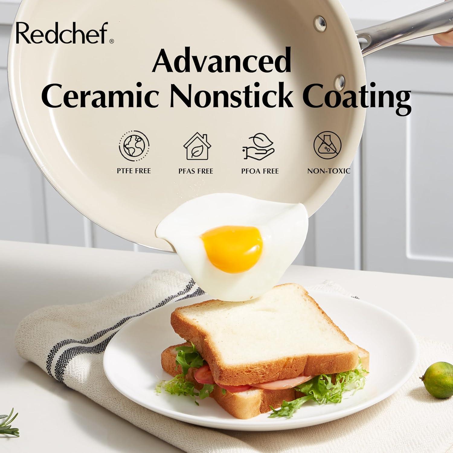 Juego de Utensilios de Cocina Redchef 14 Piezas Cerámica Antiadh.